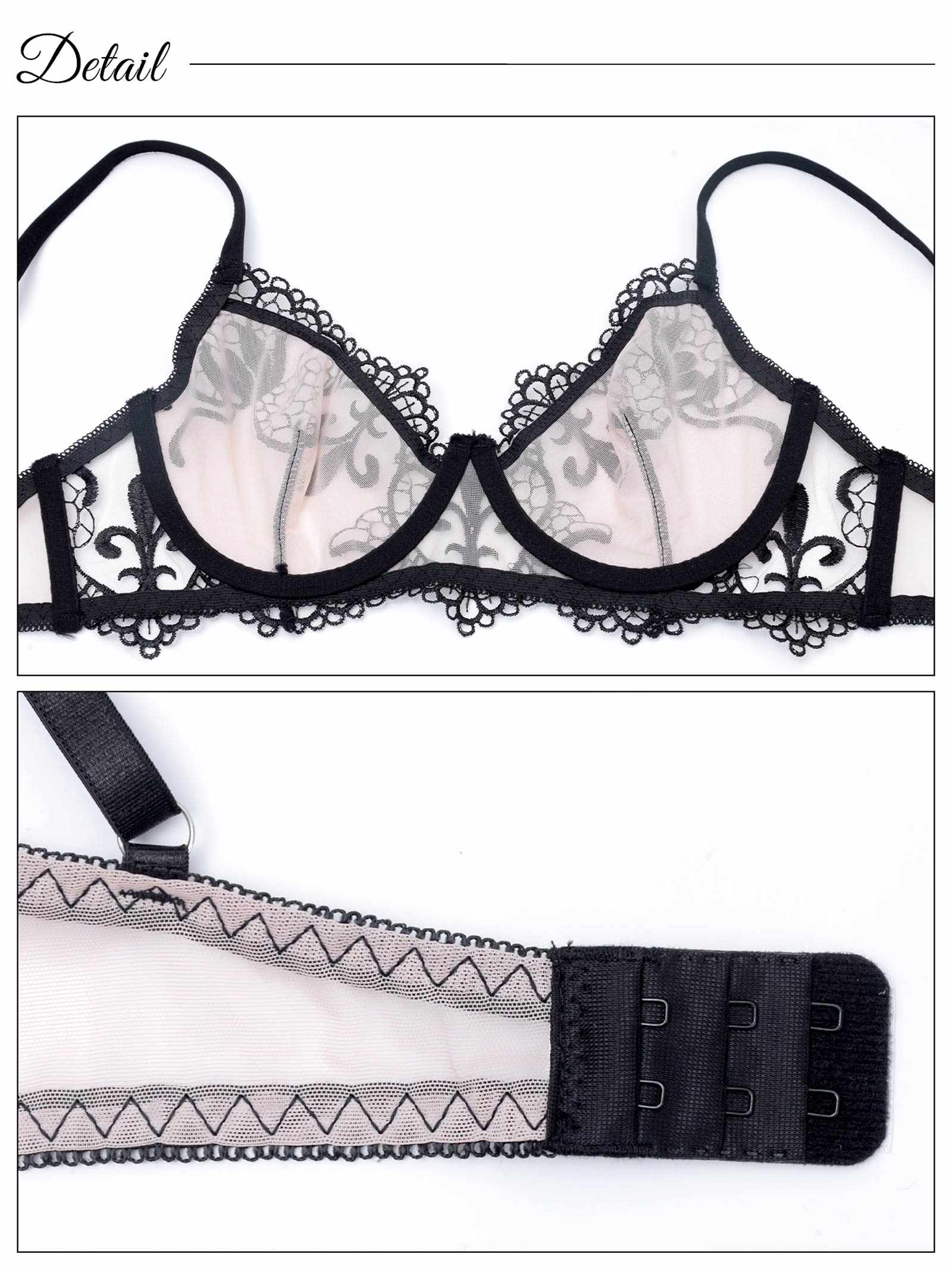 7/16新作![CARRIEFRANCA]シアーダマスクヌーディブラセット