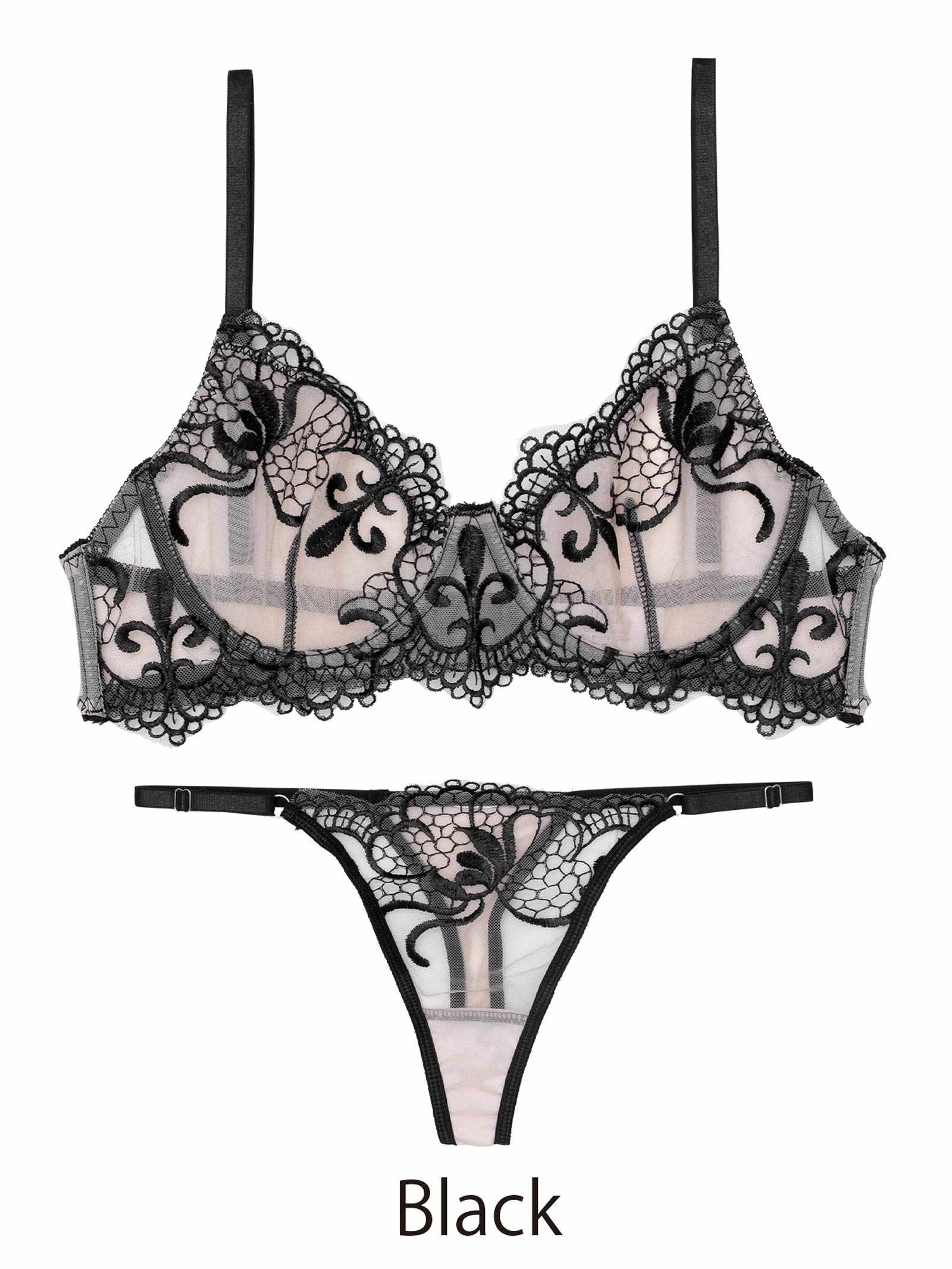 7/16新作![CARRIEFRANCA]シアーダマスクヌーディブラセット