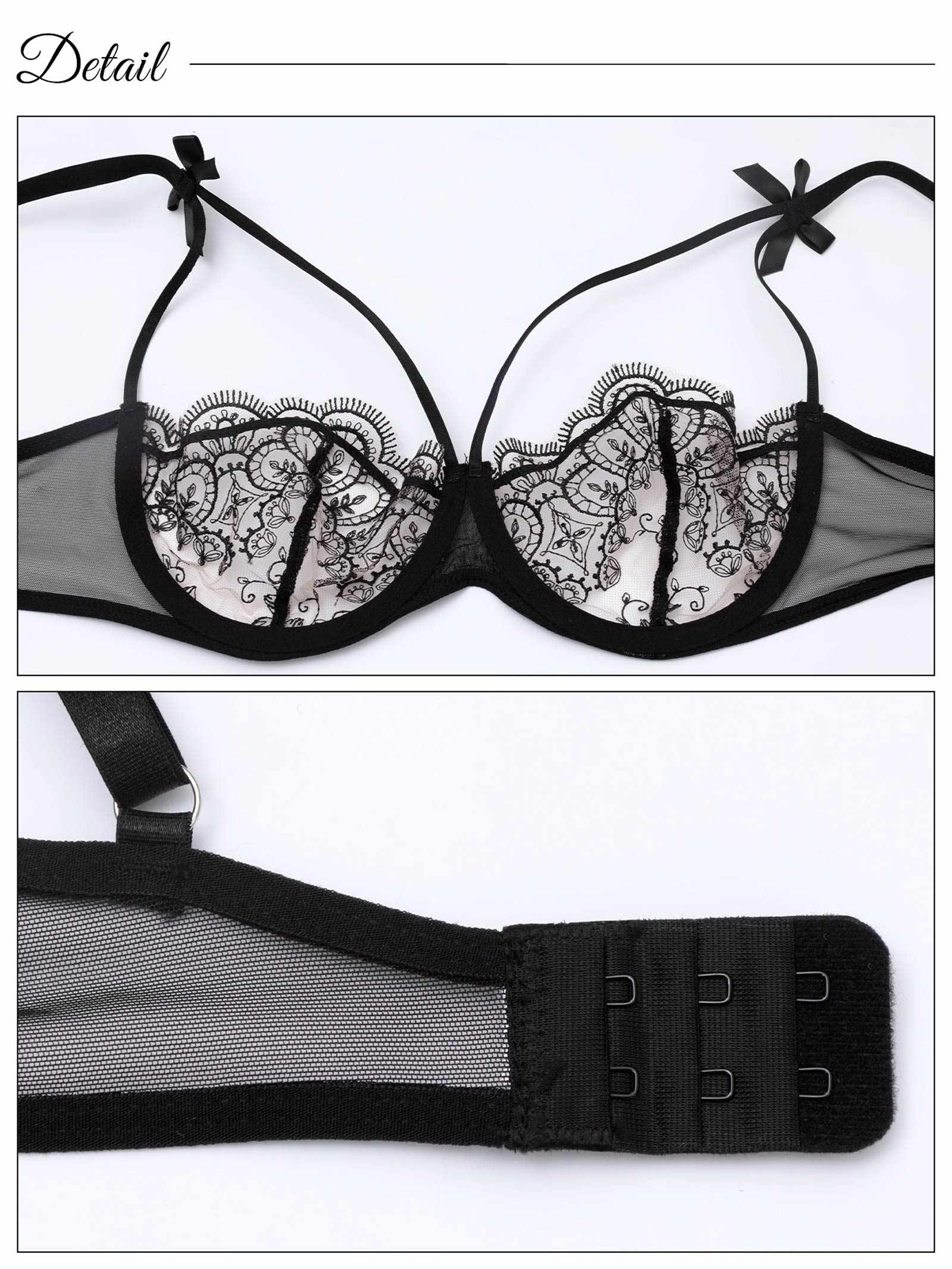 8/8新作![CARRIEFRANCA]ダマスクリボンコードブラセット