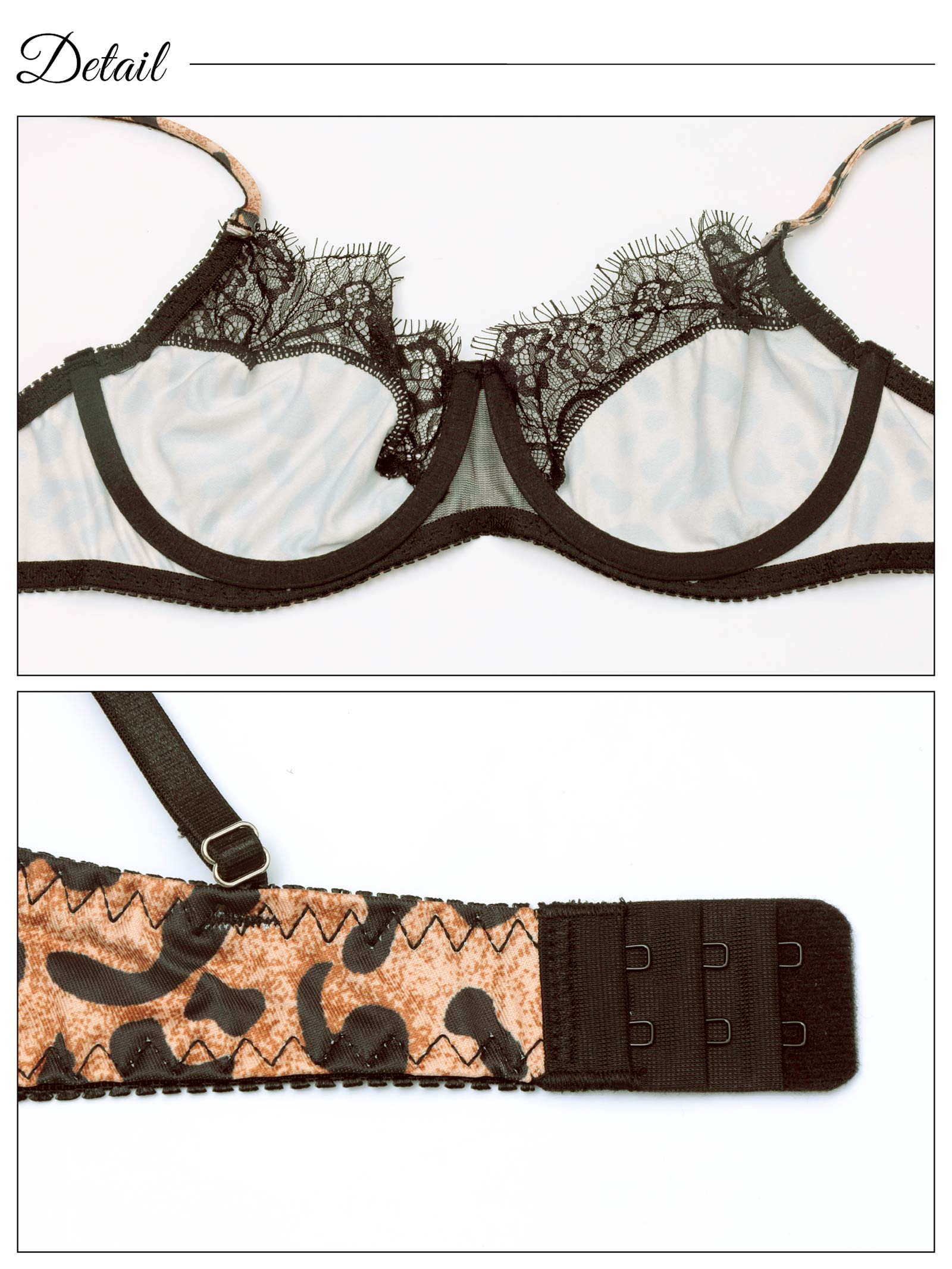 11/8再販![CARRIEFRANCA]センシュアルレオパードブラセット