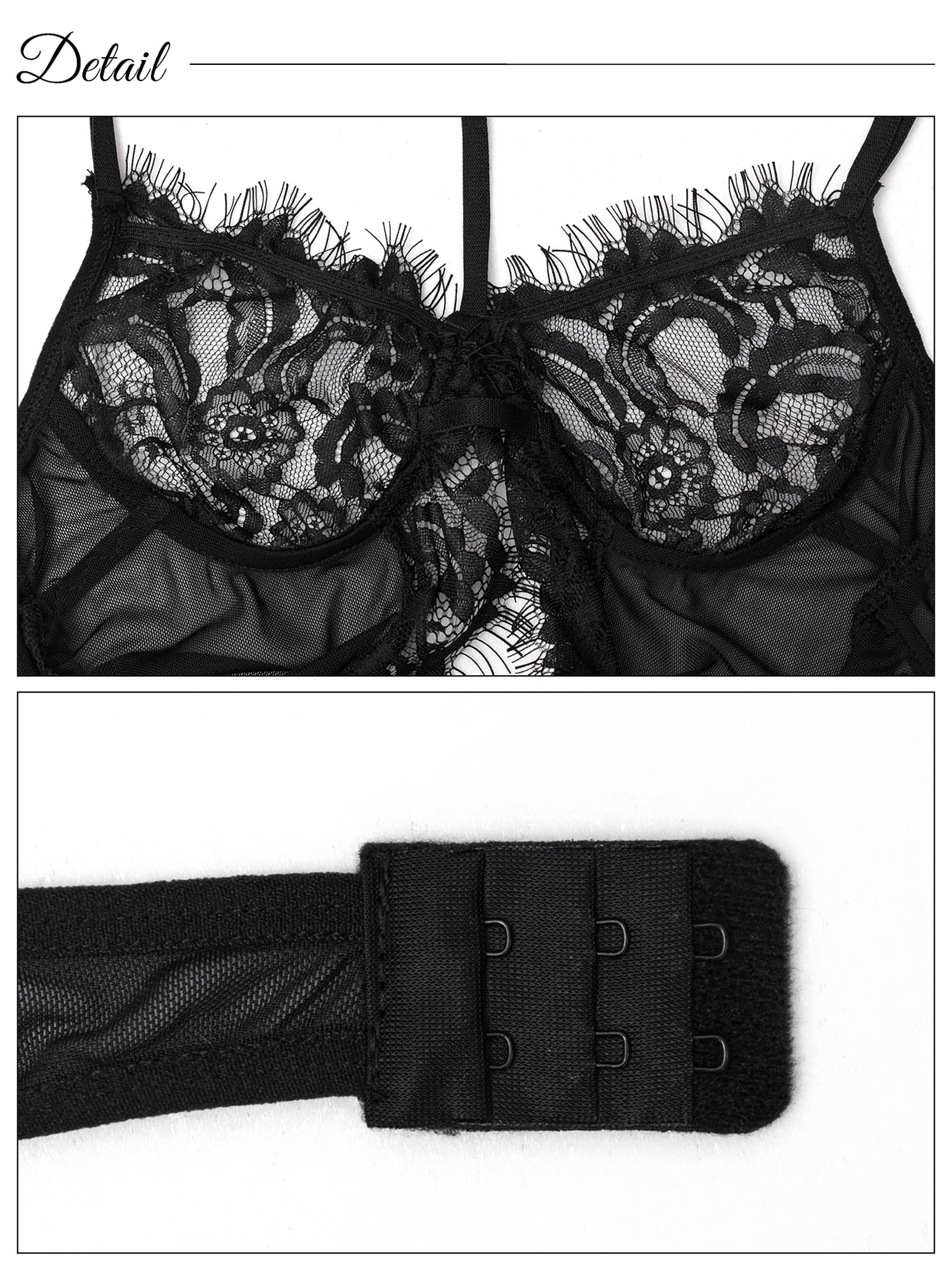 9/1新作![CARRIEFRANCA]ホルターストリングガーターベビードール