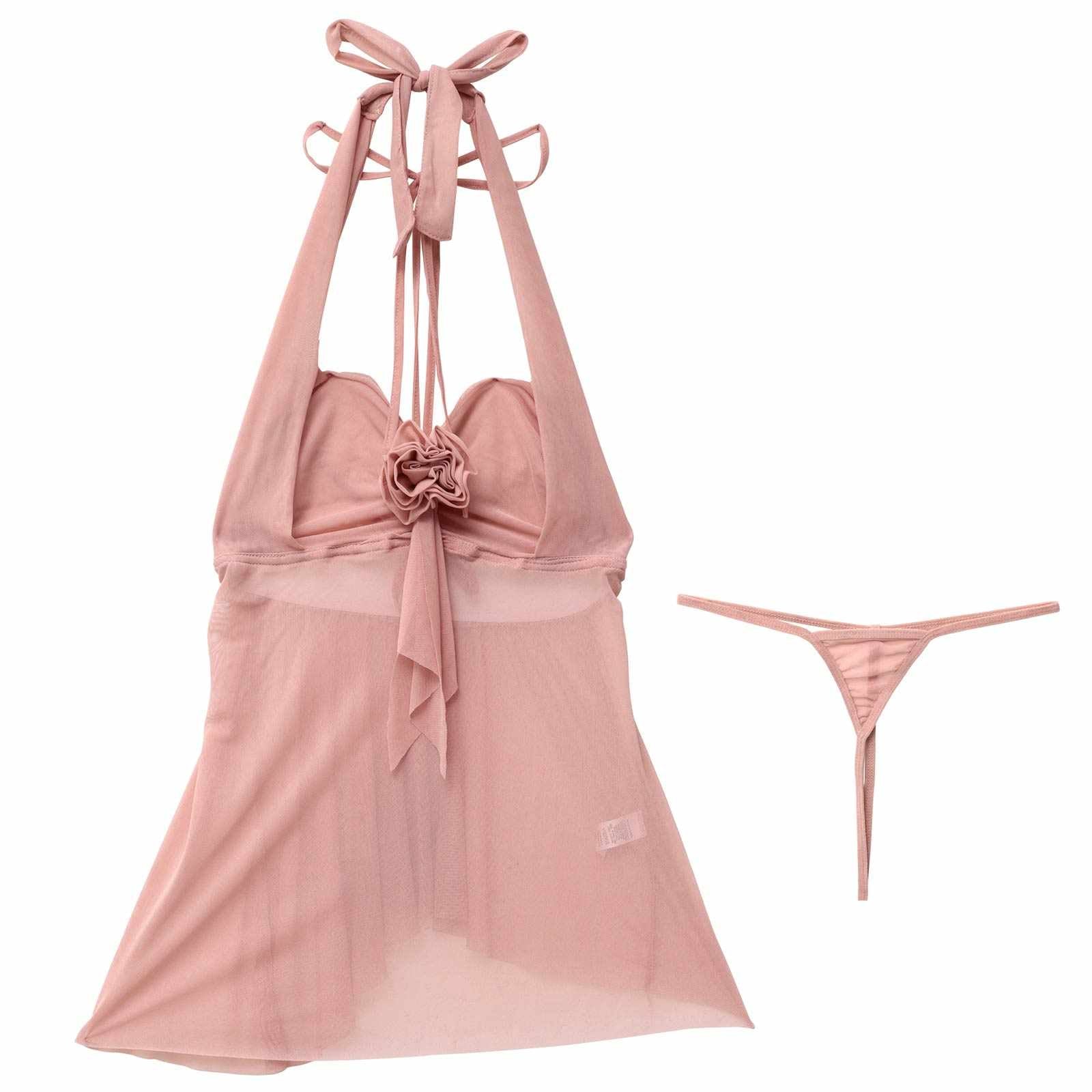 [CARRIEFRANCA]ニュアンスローズベビードール