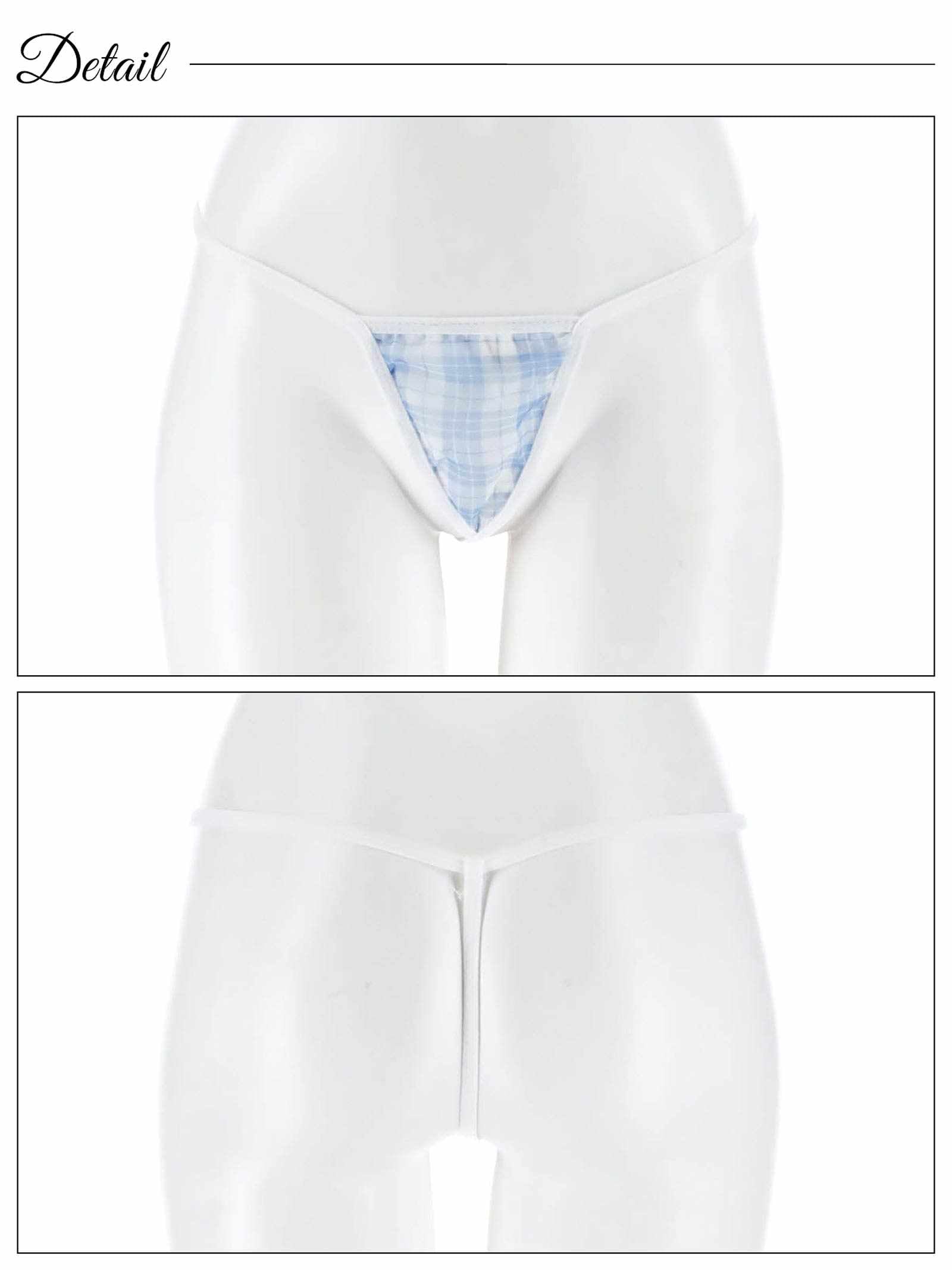 9/10新作![CARRIEFRANCA]スウィートチェックメイドベビードール