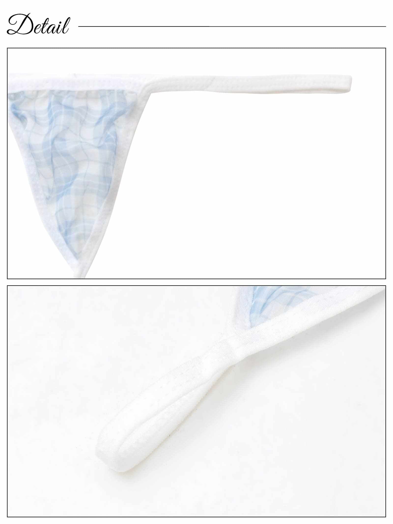 9/10新作![CARRIEFRANCA]スウィートチェックメイドベビードール