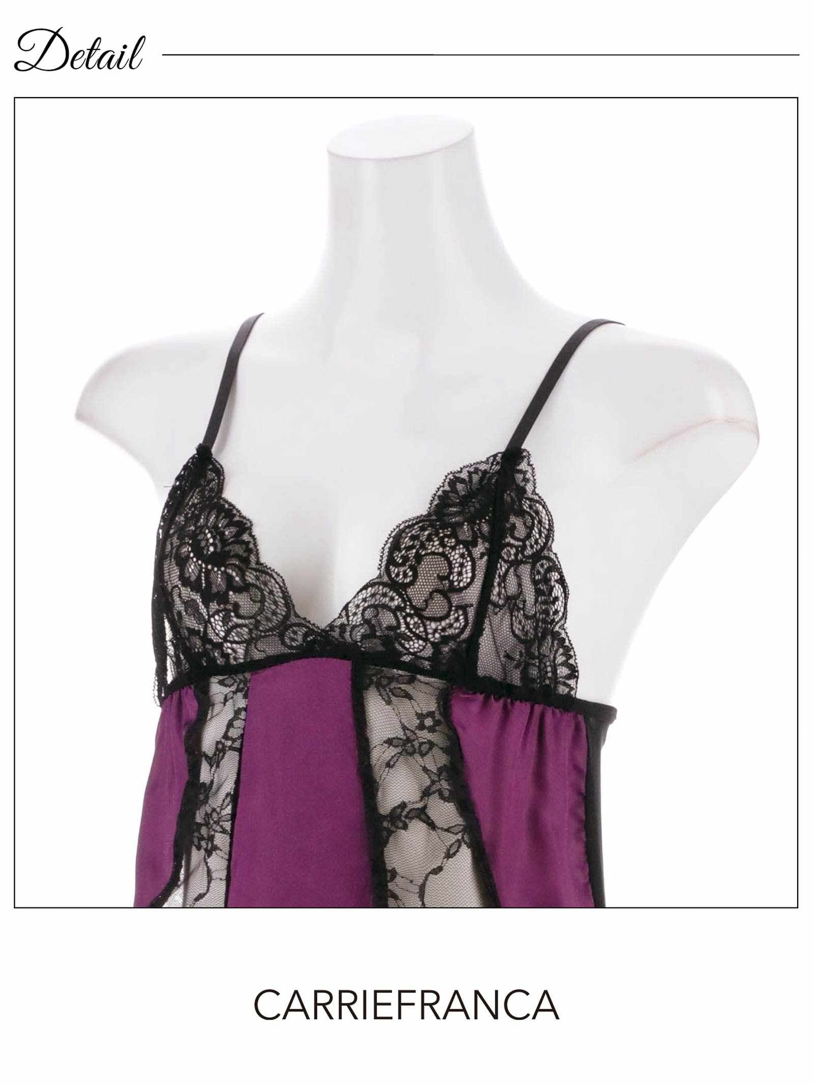 9/12新作![CARRIEFRANCA]ヴァイオレットシアーベビードール