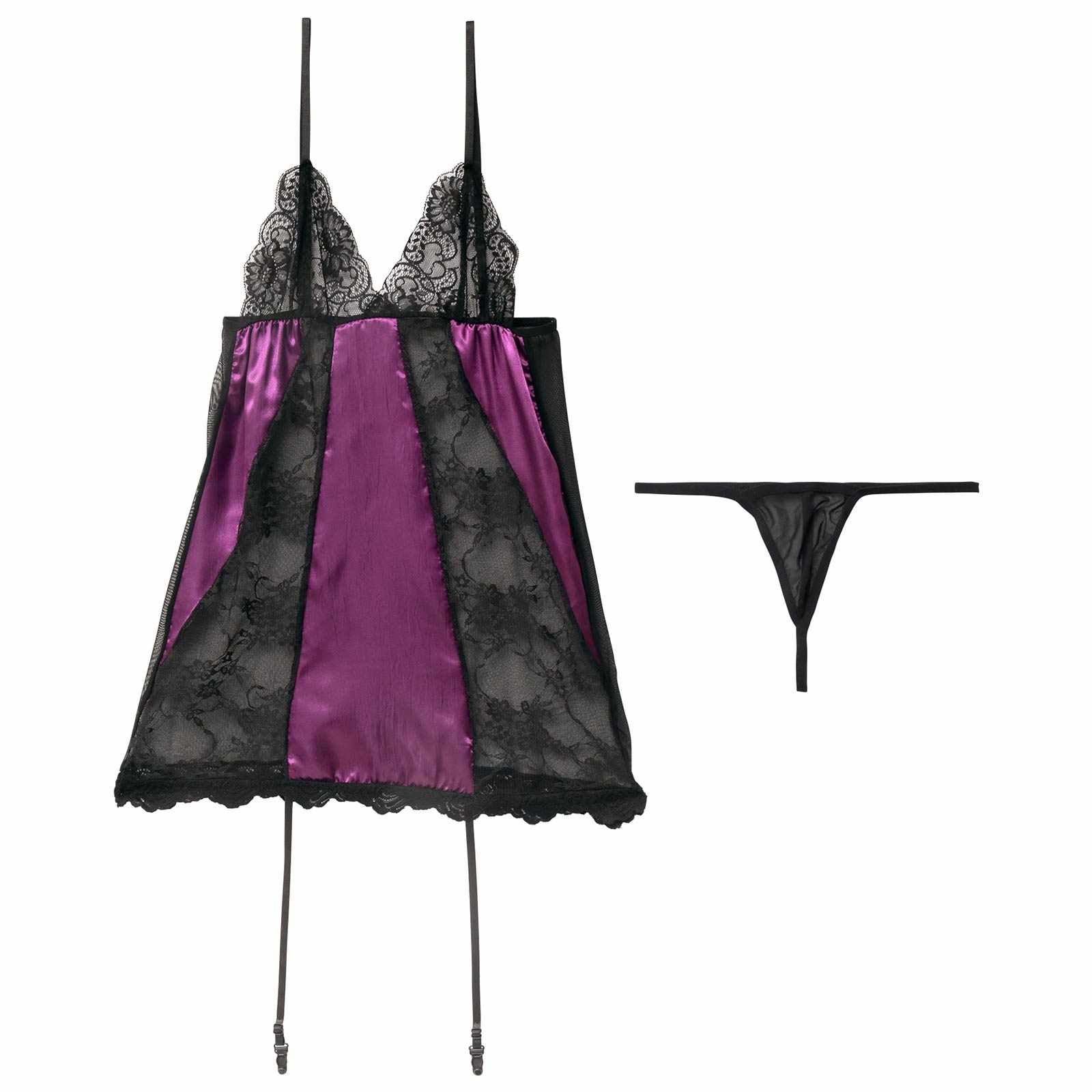 [CARRIEFRANCA]ヴァイオレットシアーベビードール