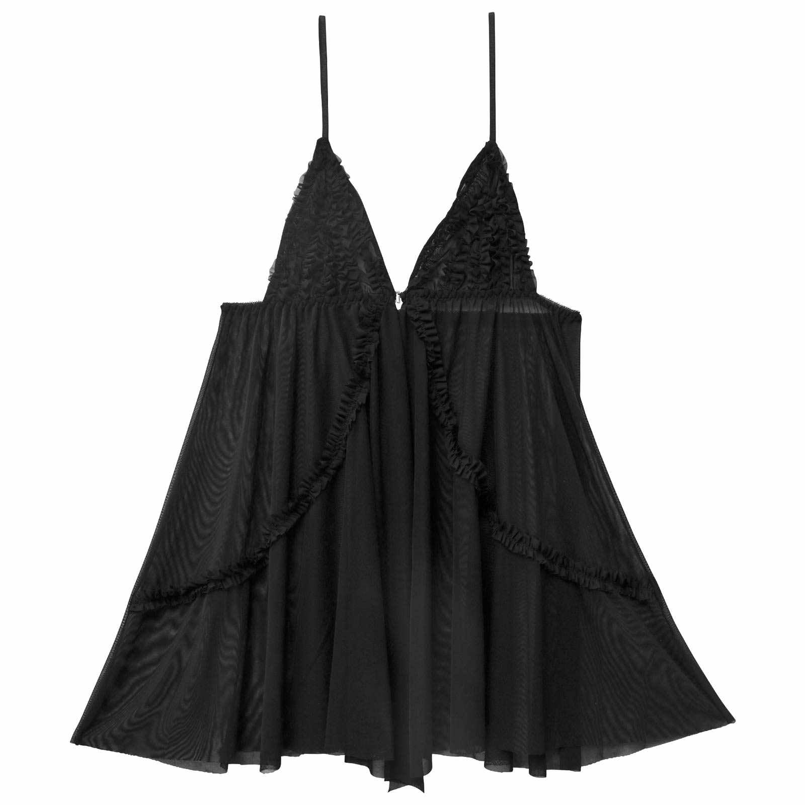 [CARRIEFRANCA]フリルギャザーチュールベビードール