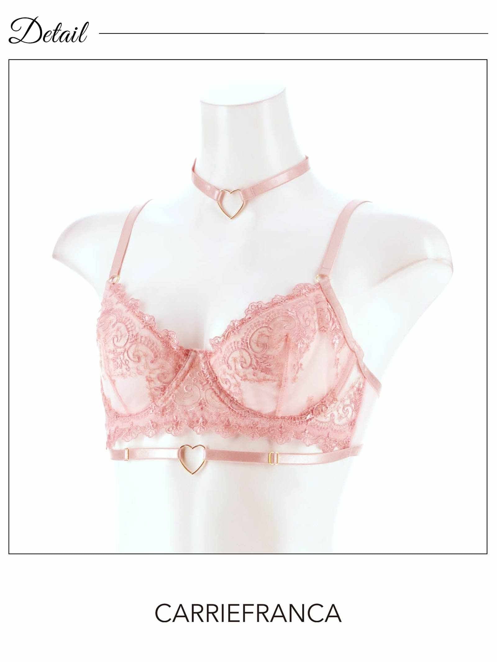 10/22新作![CARRIEFRANCA]プリンセスハートブラセット
