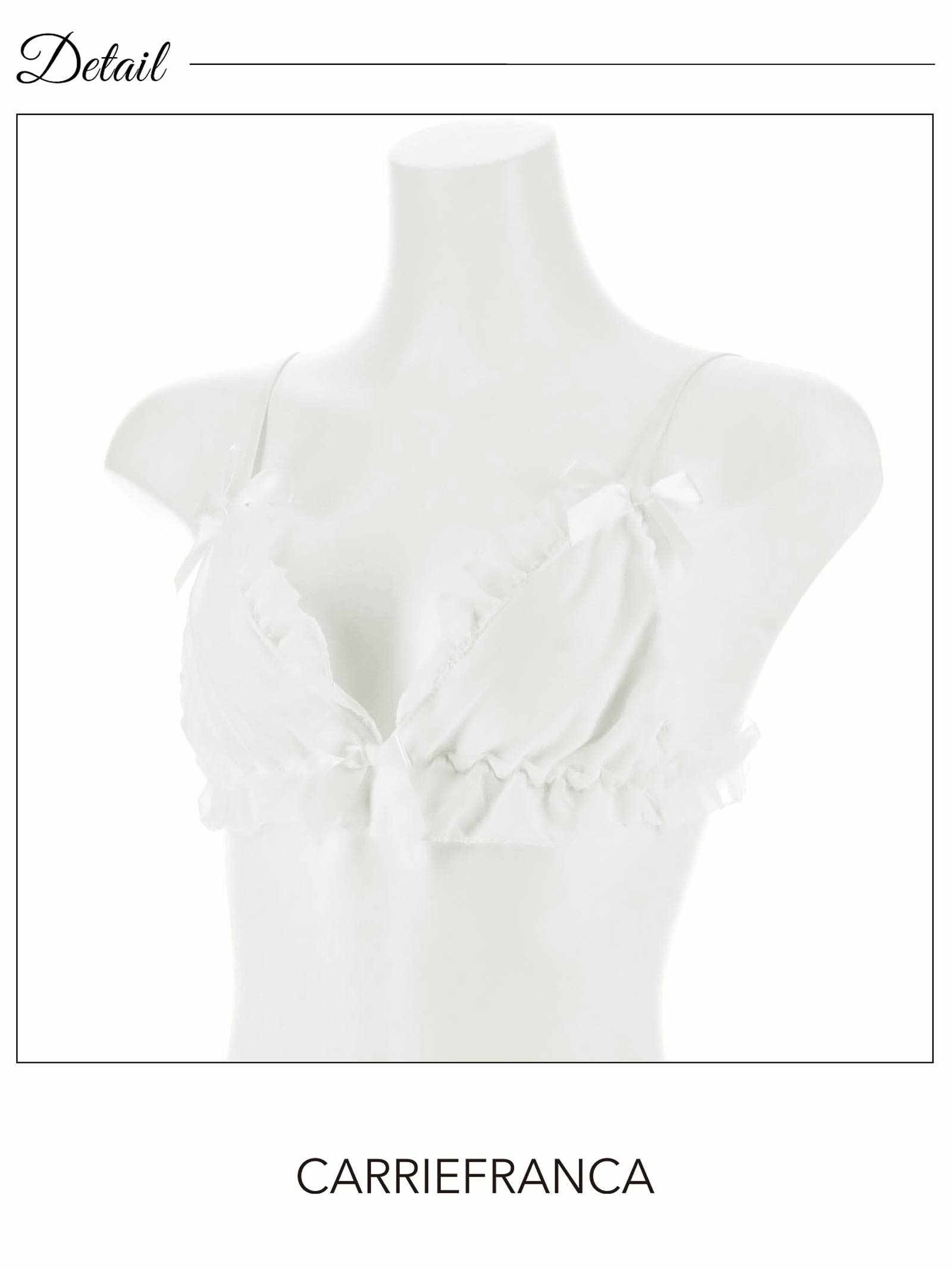 10/13新作![CARRIEFRANCA]エンジェルフリルブラセット