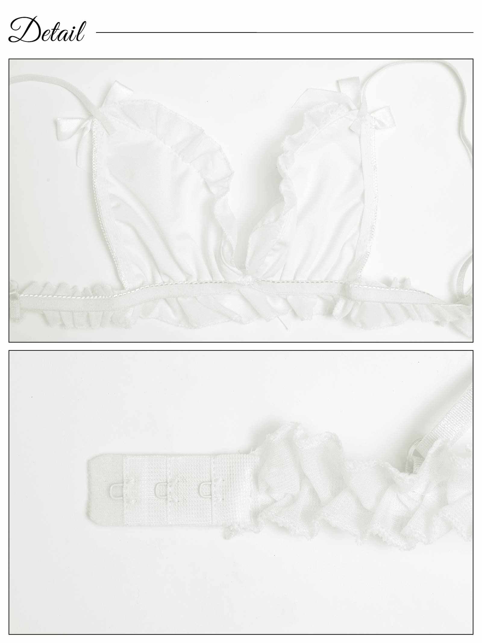 10/13新作![CARRIEFRANCA]エンジェルフリルブラセット