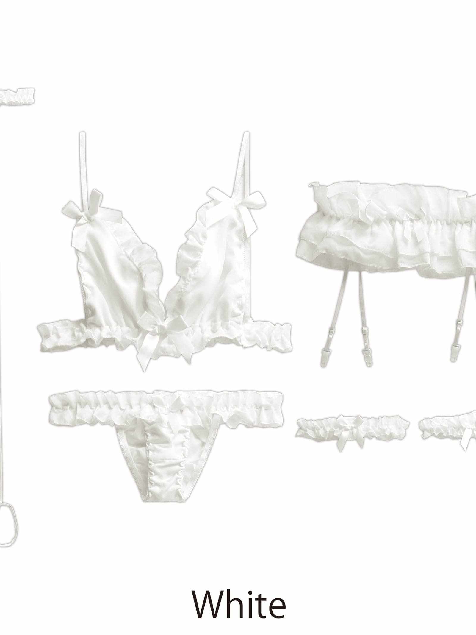 10/13新作![CARRIEFRANCA]エンジェルフリルブラセット