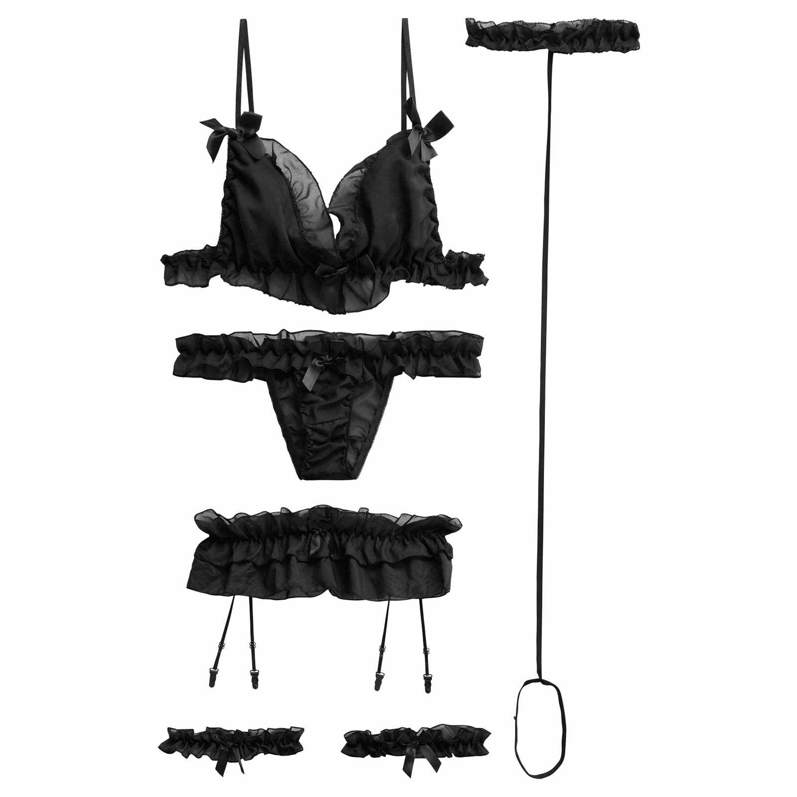 12/4再販![CARRIEFRANCA]エンジェルフリルブラセット