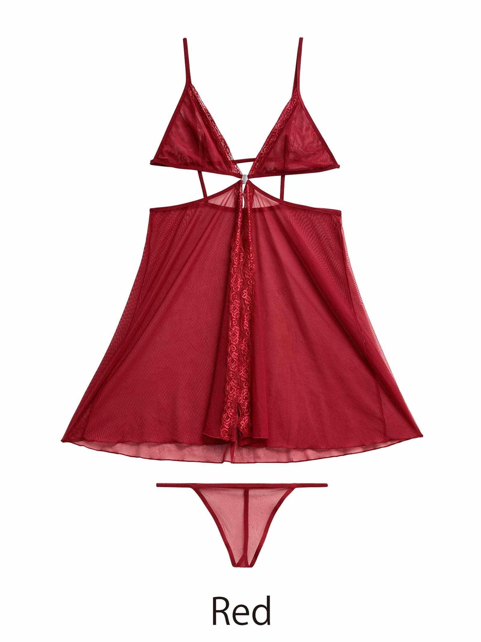 1/15再販![CARRIEFRANCA]エレガントカットレースベビードール - 【公式】247Lingerie