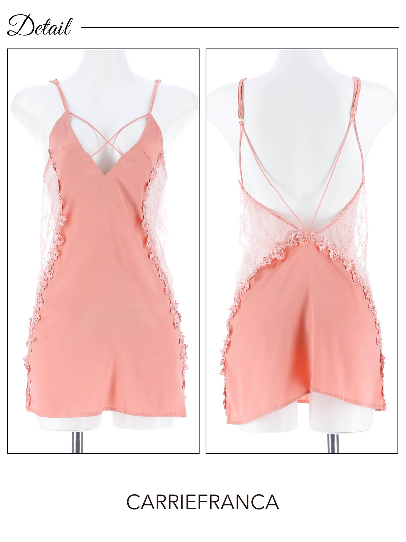 10/20新作![CARRIEFRANCA]セレーヌレースベビードール