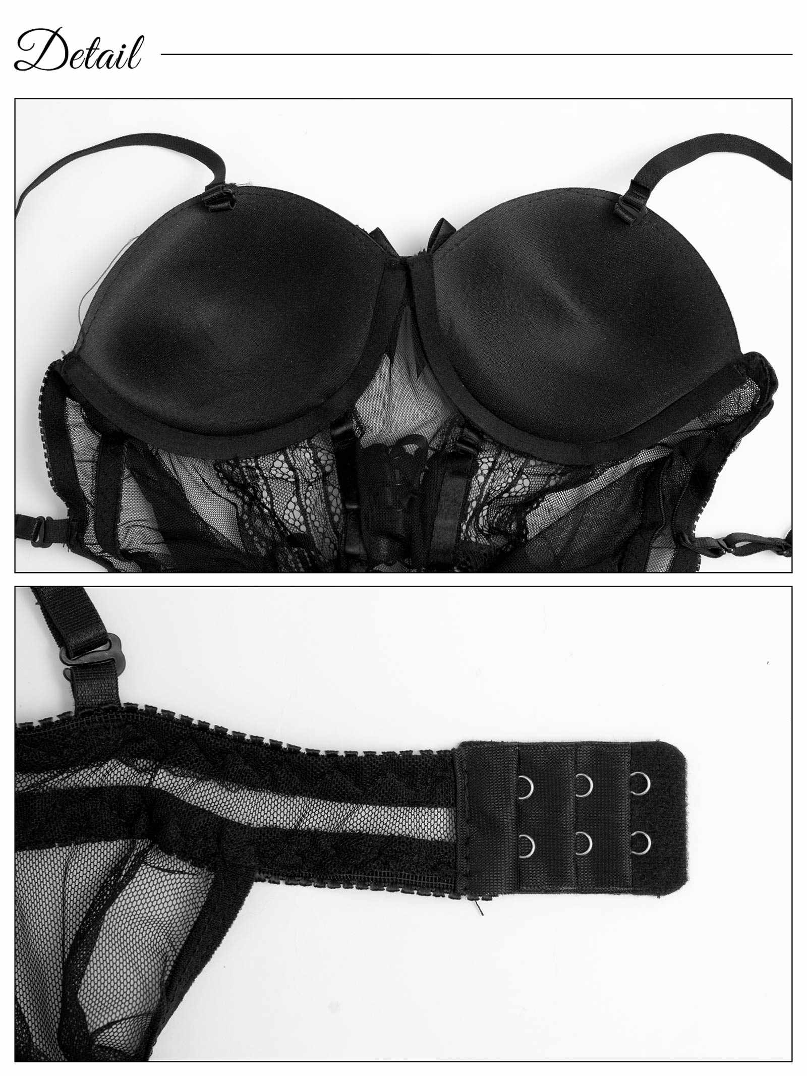 11/3新作![CARRIEFRANCA]ノクターンレースアップベビードール