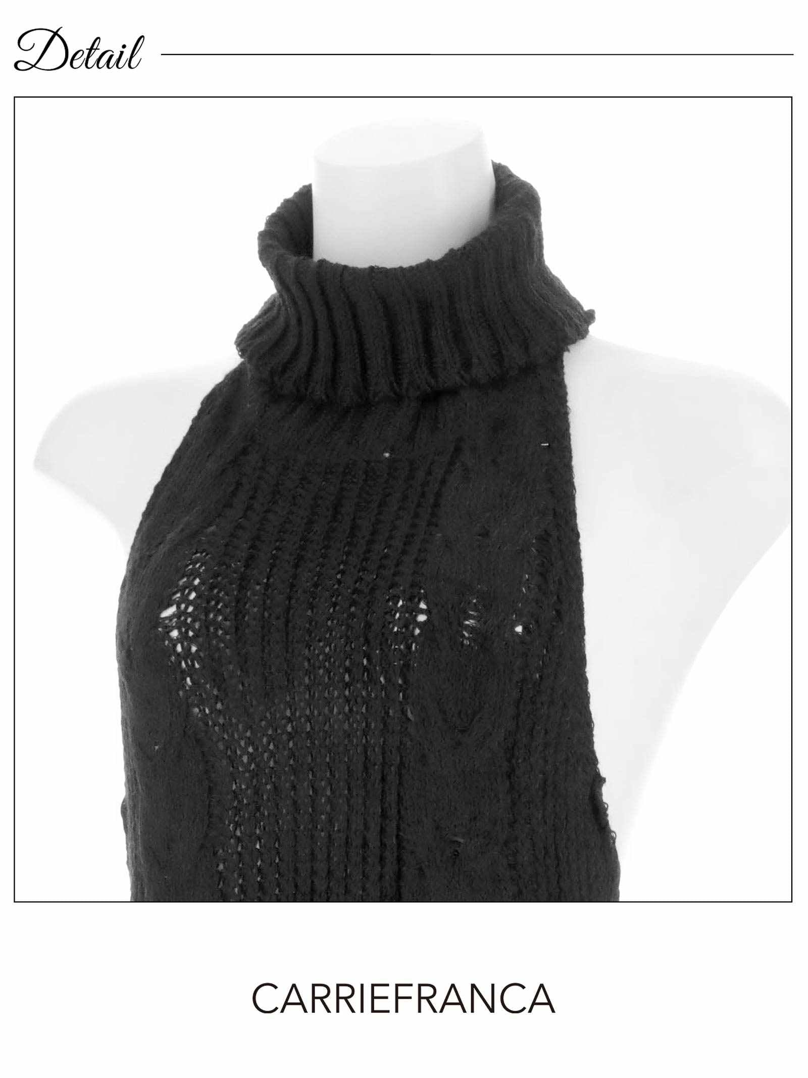 11/7新作![CARRIEFRANCA]シャルムリボンニットベビードール