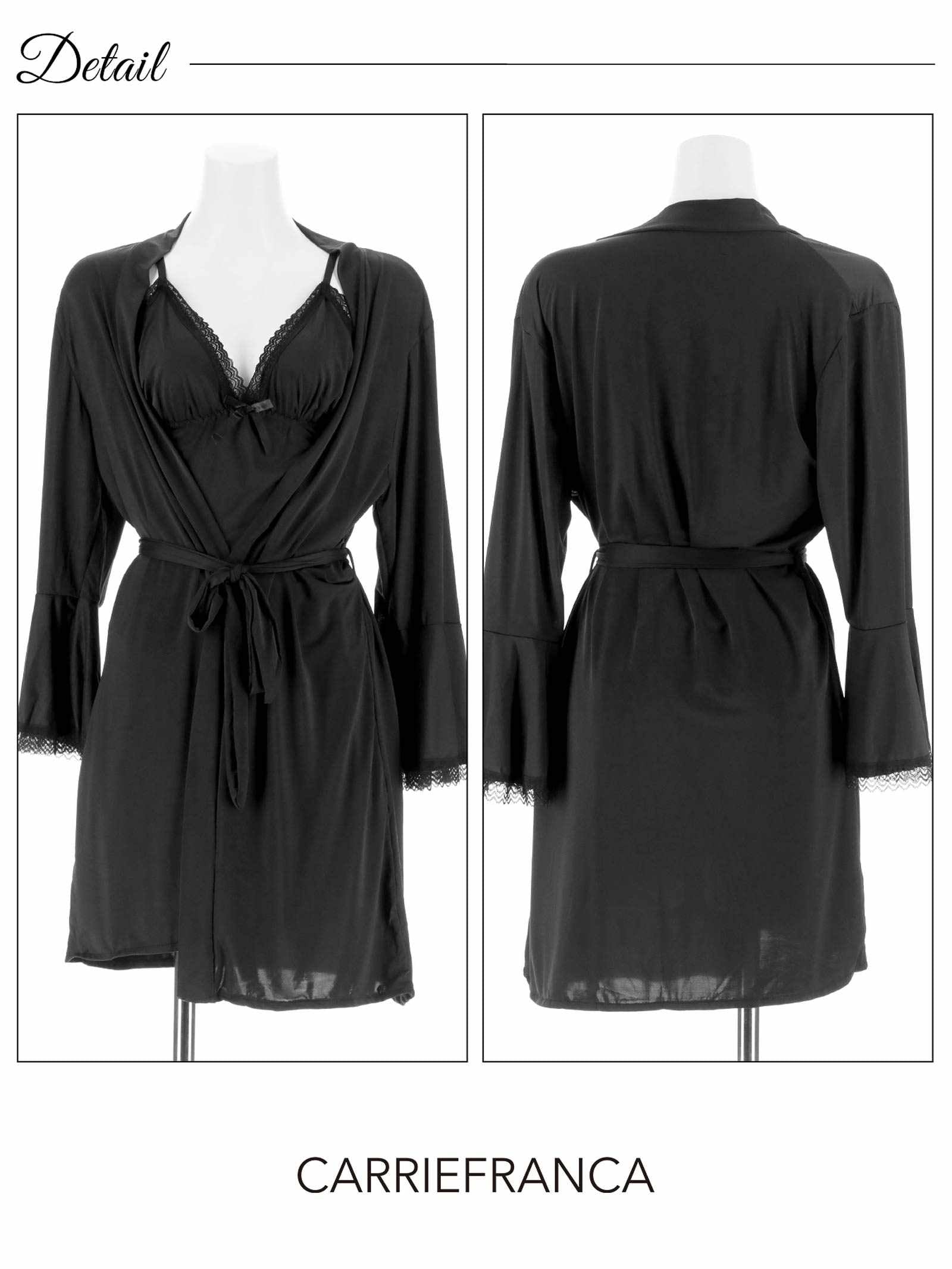 11/24新作![CARRIEFRANCA]クラッシーレースベビードール