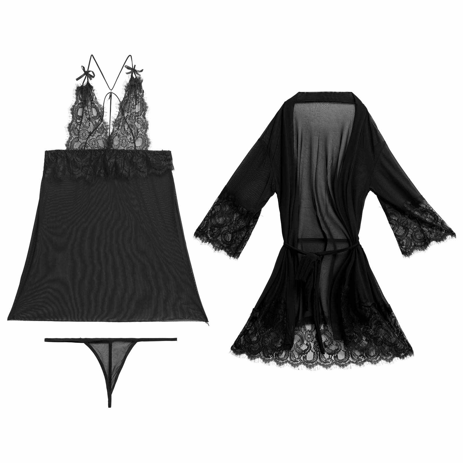 12/1新作![CARRIEFRANCA]ダークロマンスレーシィベビードール