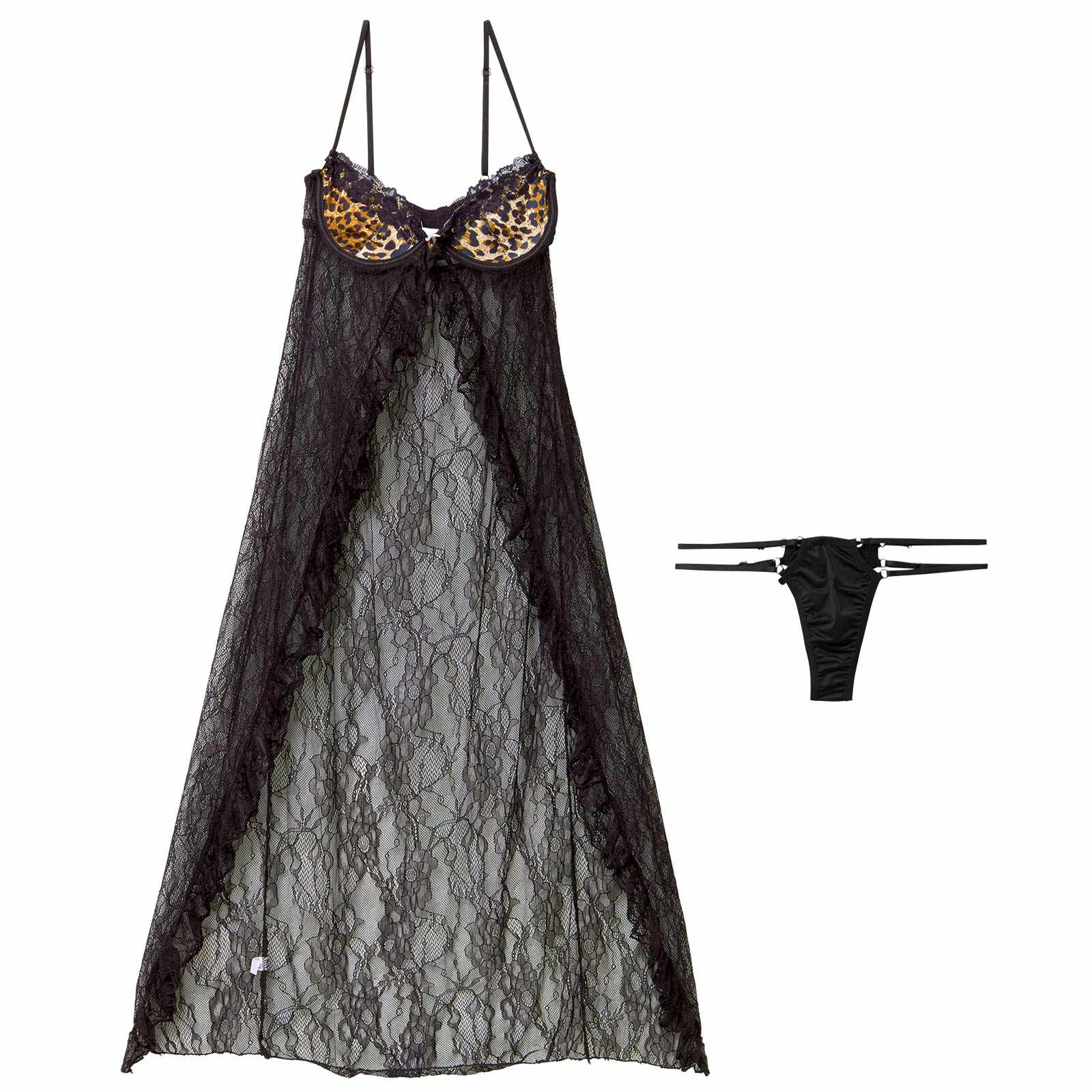 12/10新作![CARRIEFRANCA]レオパードシアーリュクスベビードール