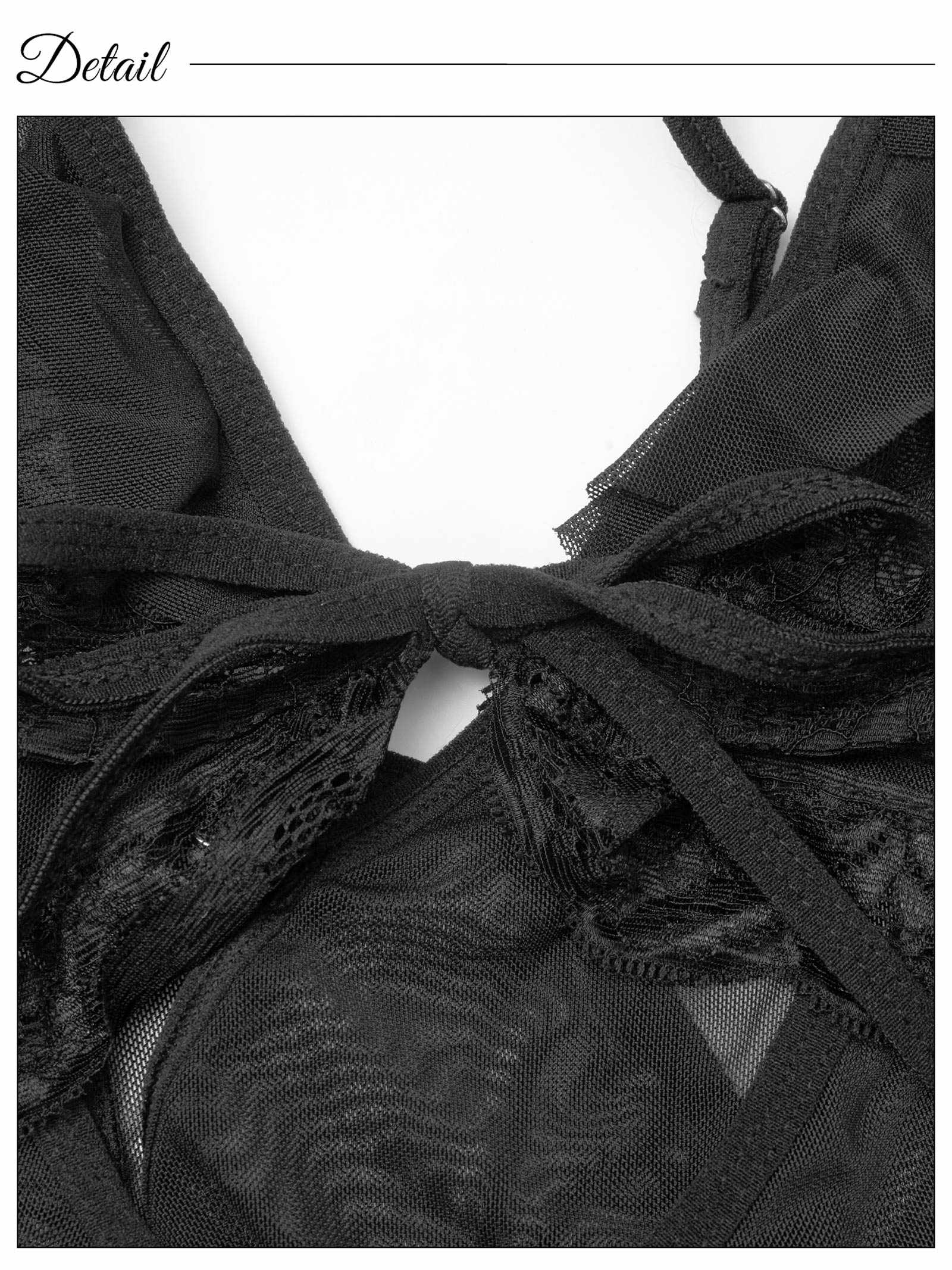 12/15新作![CARRIEFRANCA]ヌーディーレースベビードール