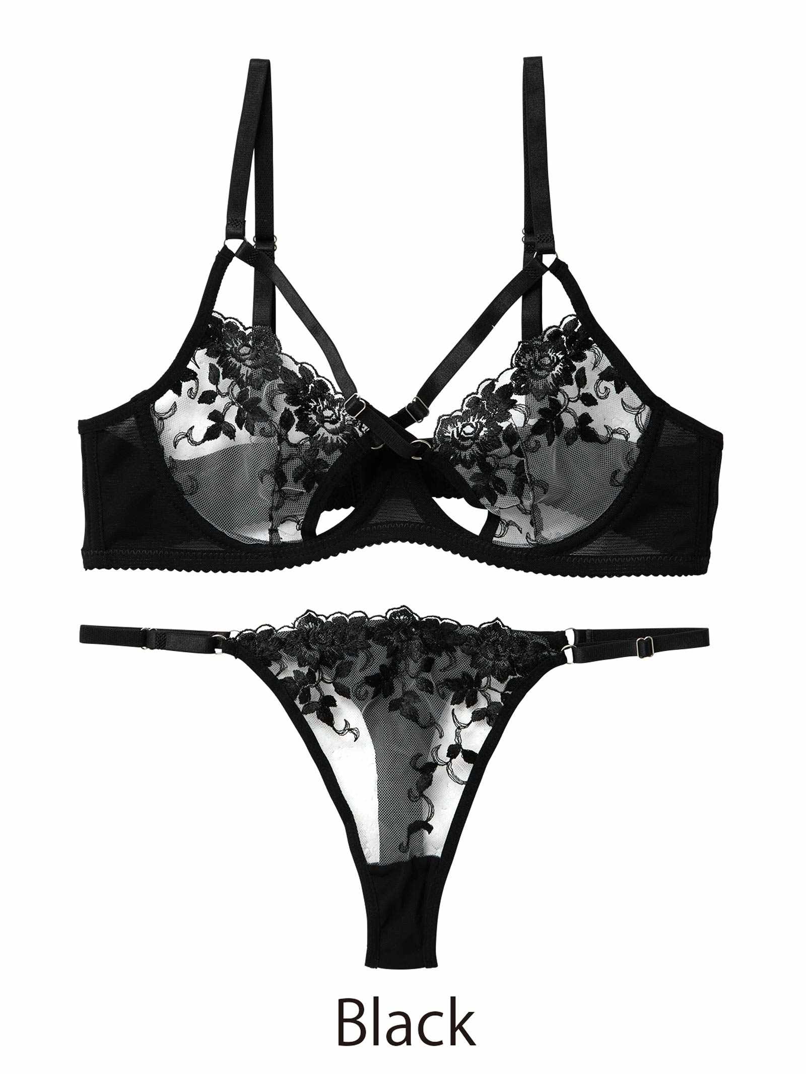 12/12新作![CARRIEFRANCA]ミスティッククロスフルールブラセット