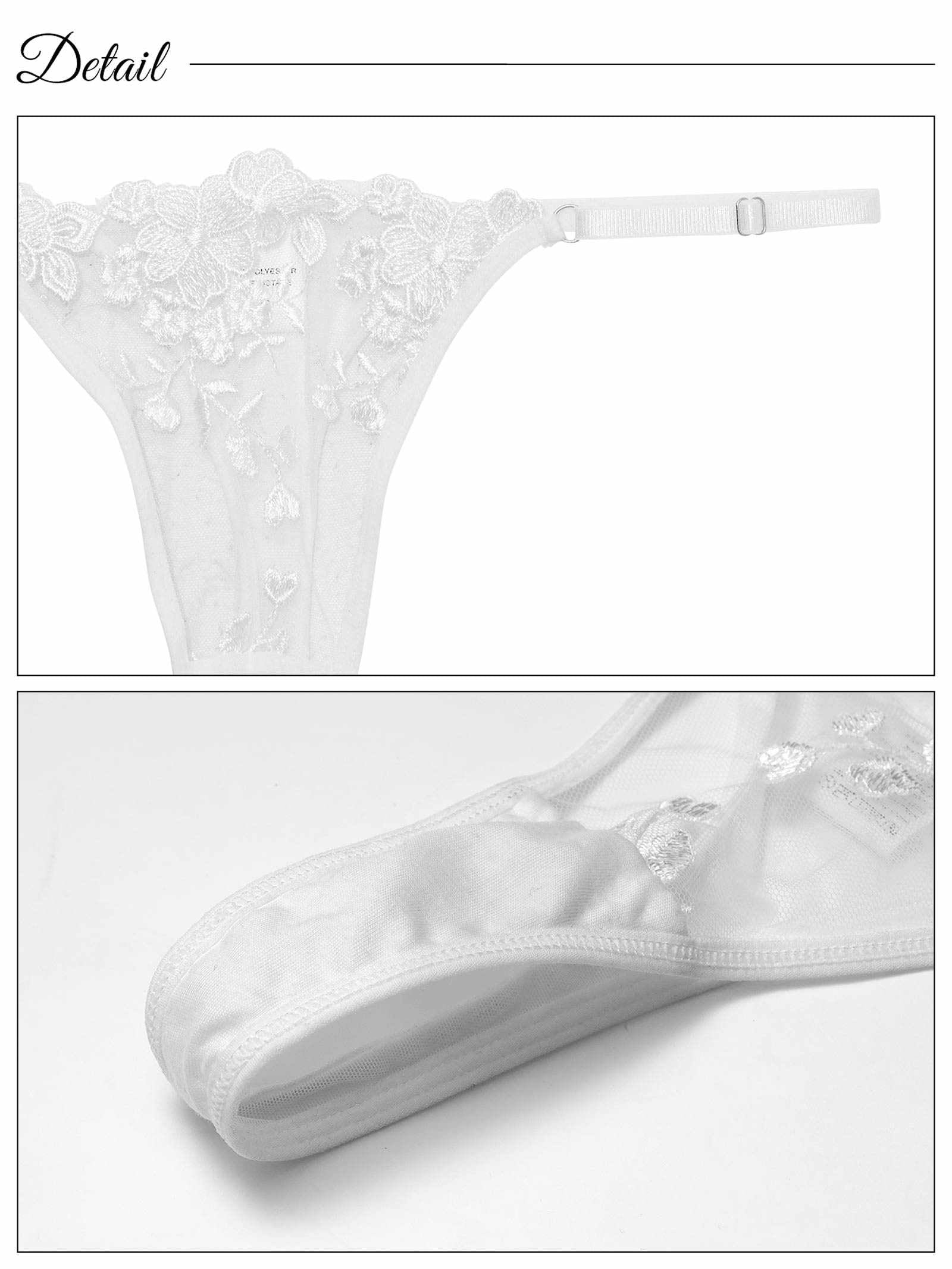 1/19新作![CARRIEFRANCA]シアーフルブルームブラセット