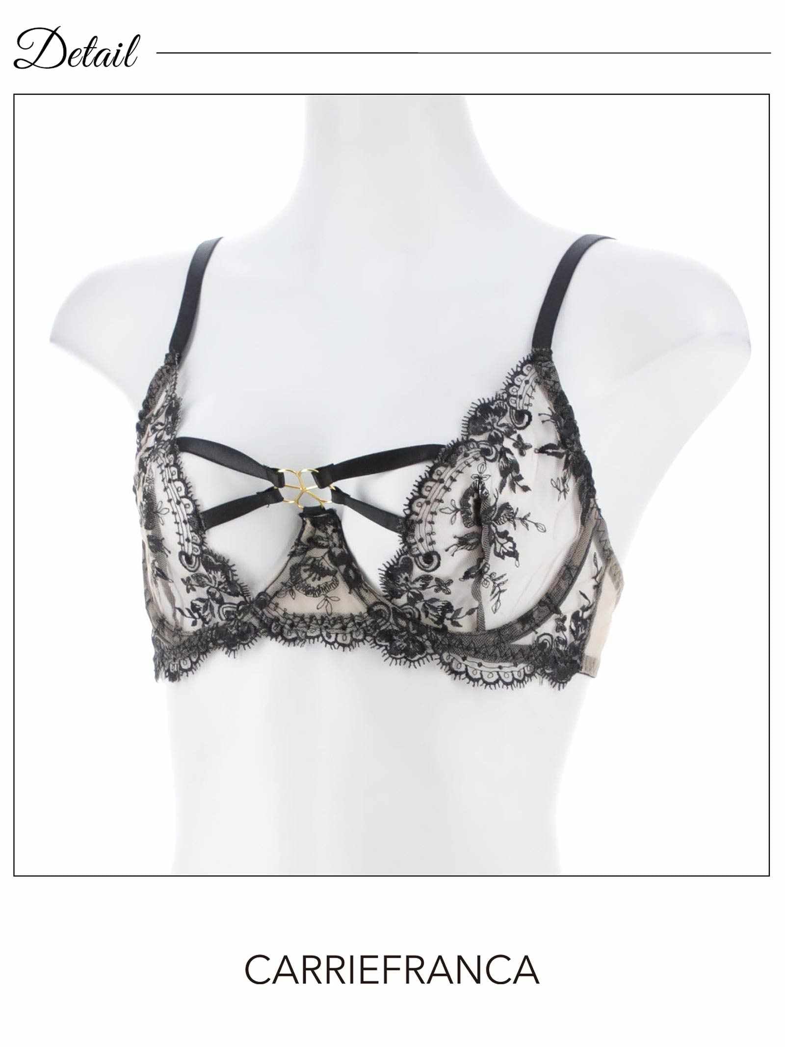 1/14新作![CARRIEFRANCA]ダマスクカットコードブラセット