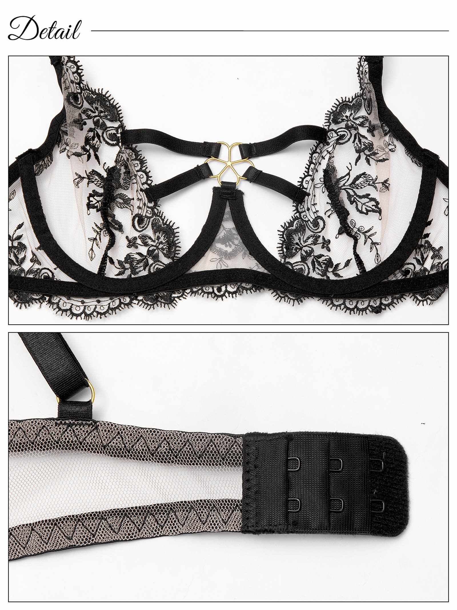 1/14新作![CARRIEFRANCA]ダマスクカットコードブラセット