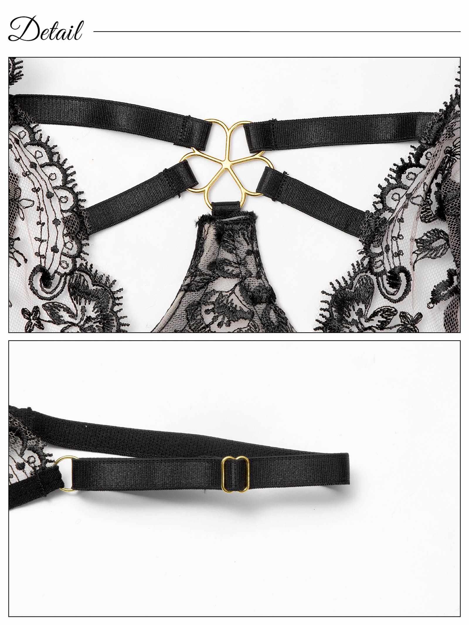 1/14新作![CARRIEFRANCA]ダマスクカットコードブラセット