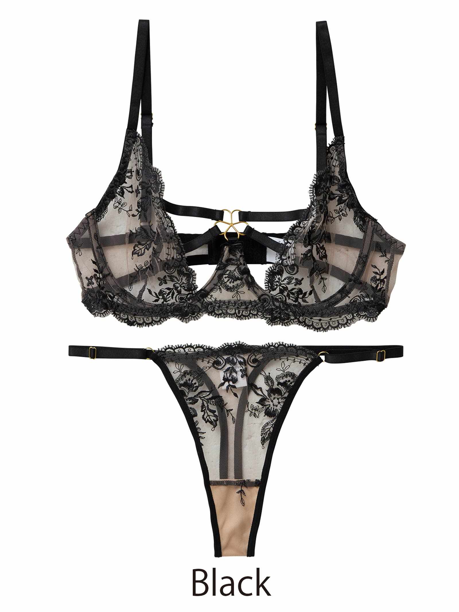 1/14新作![CARRIEFRANCA]ダマスクカットコードブラセット