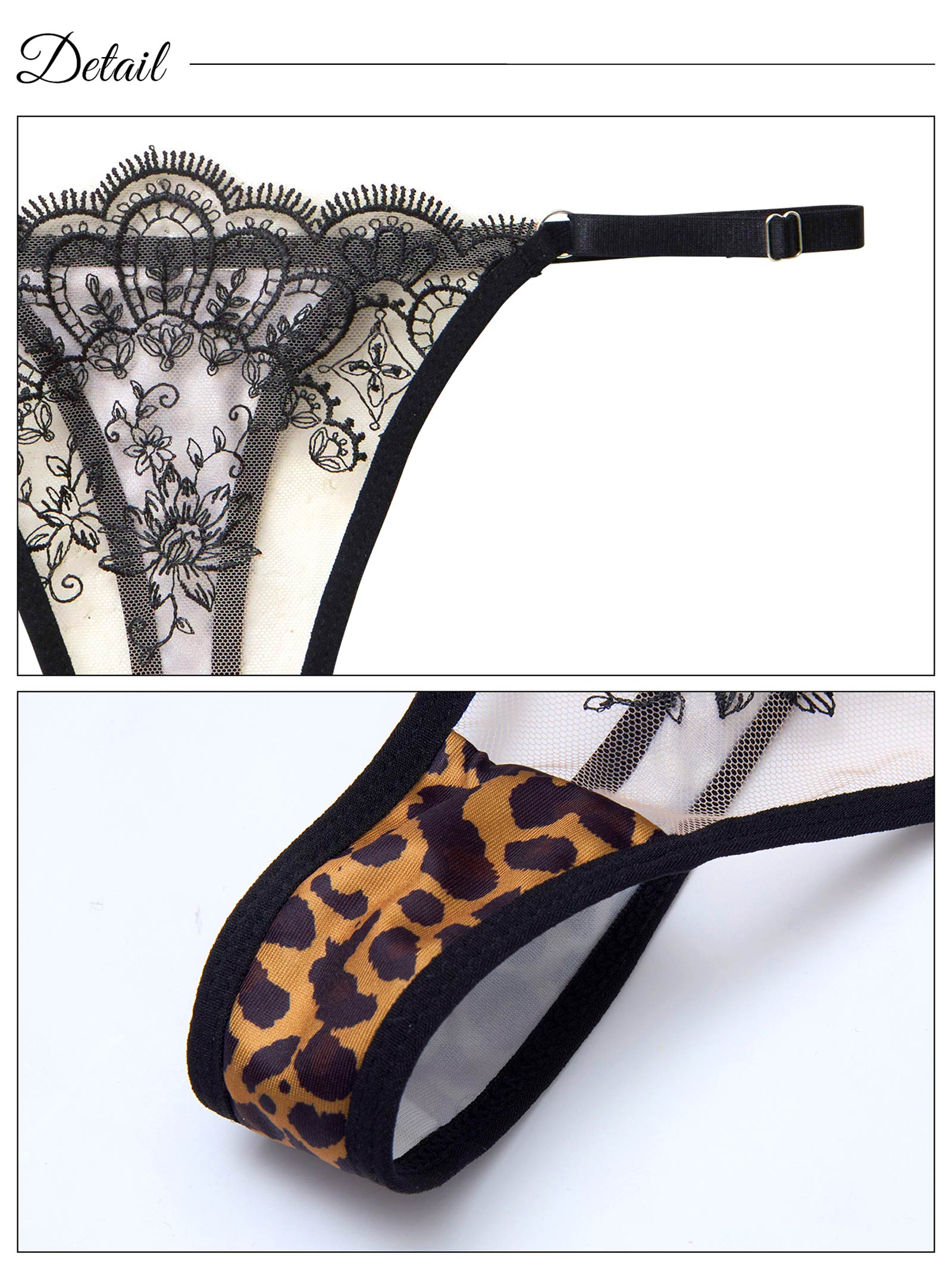 1/5新作![CARRIEFRANCA]ダマスクレオパードブラセット