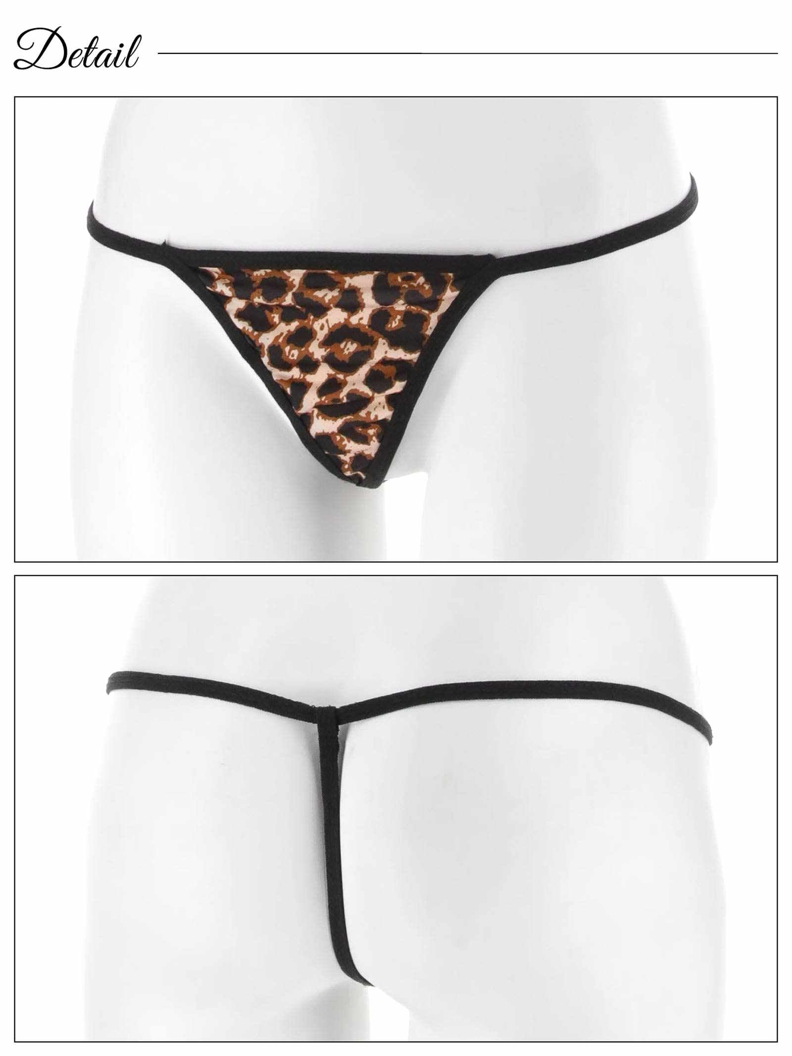 2/16新作![CARRIEFRANCA]ディープレオパードベビードール