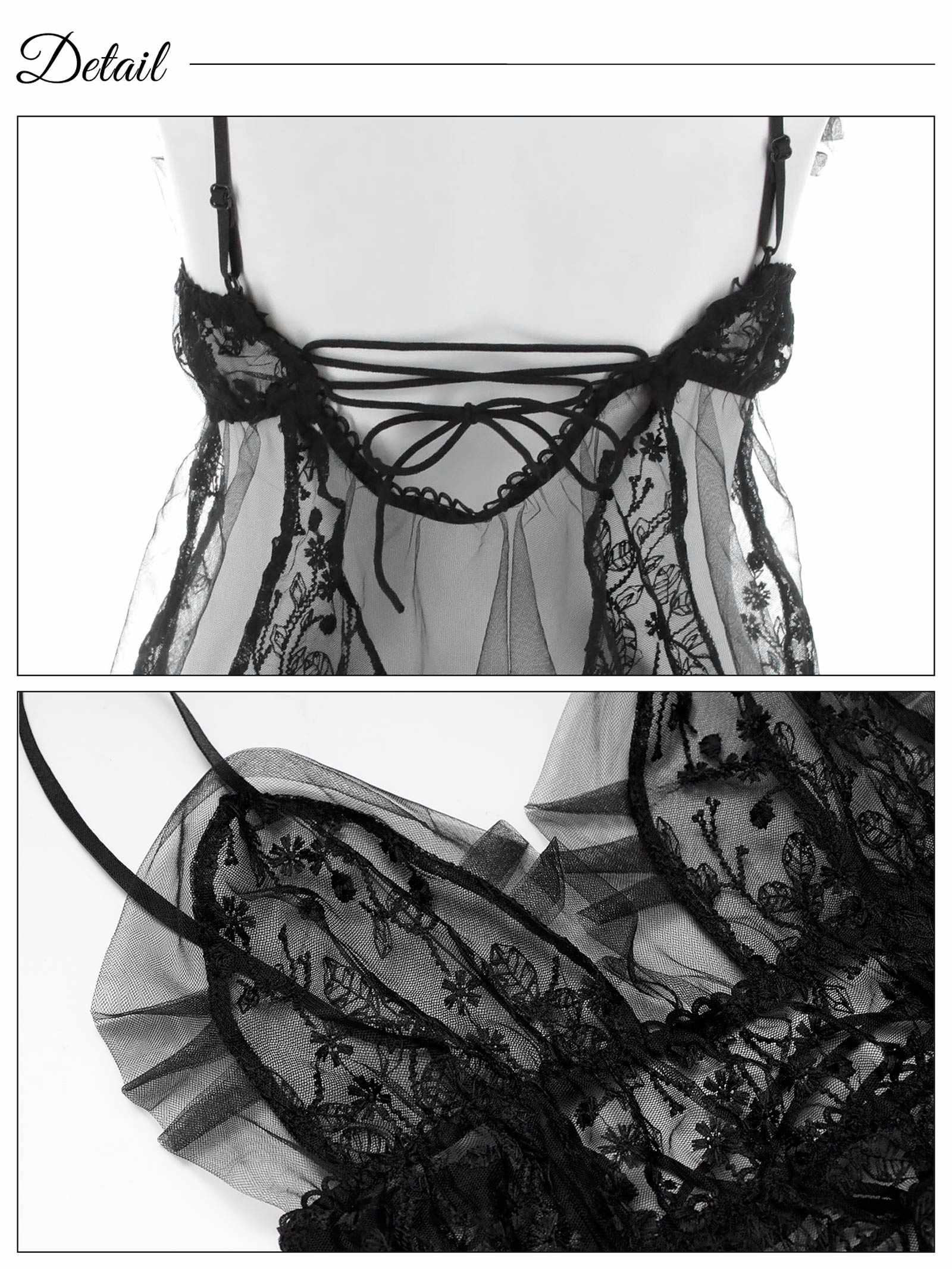 2/20新作![CARRIEFRANCA]アンティークブルームベビードール