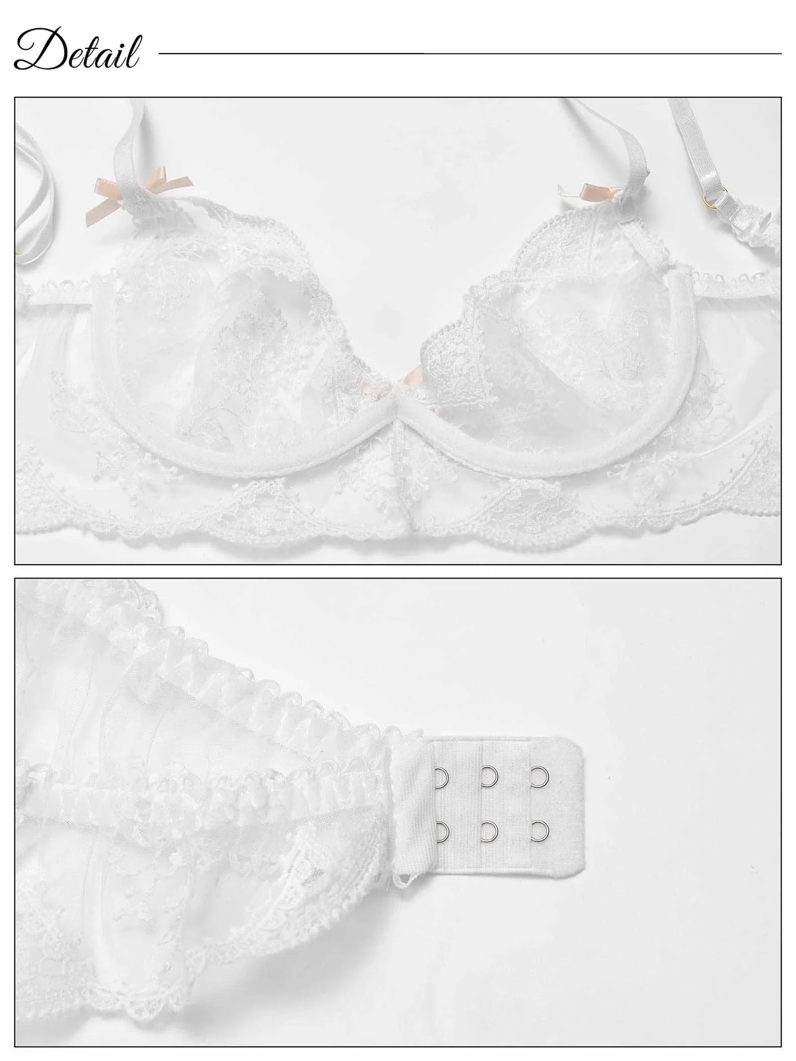 2/23新作![CARRIEFRANCA]ロマンティックスカラップブラセット