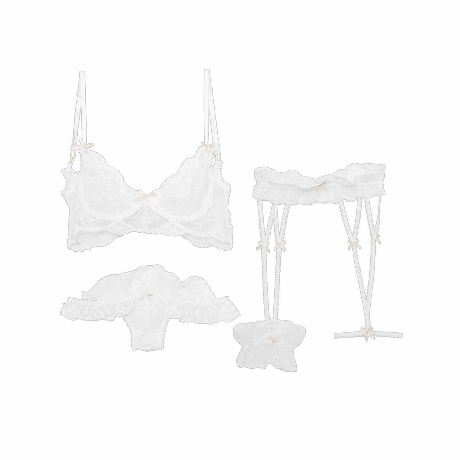 2/23新作![CARRIEFRANCA]ロマンティックスカラップブラセット