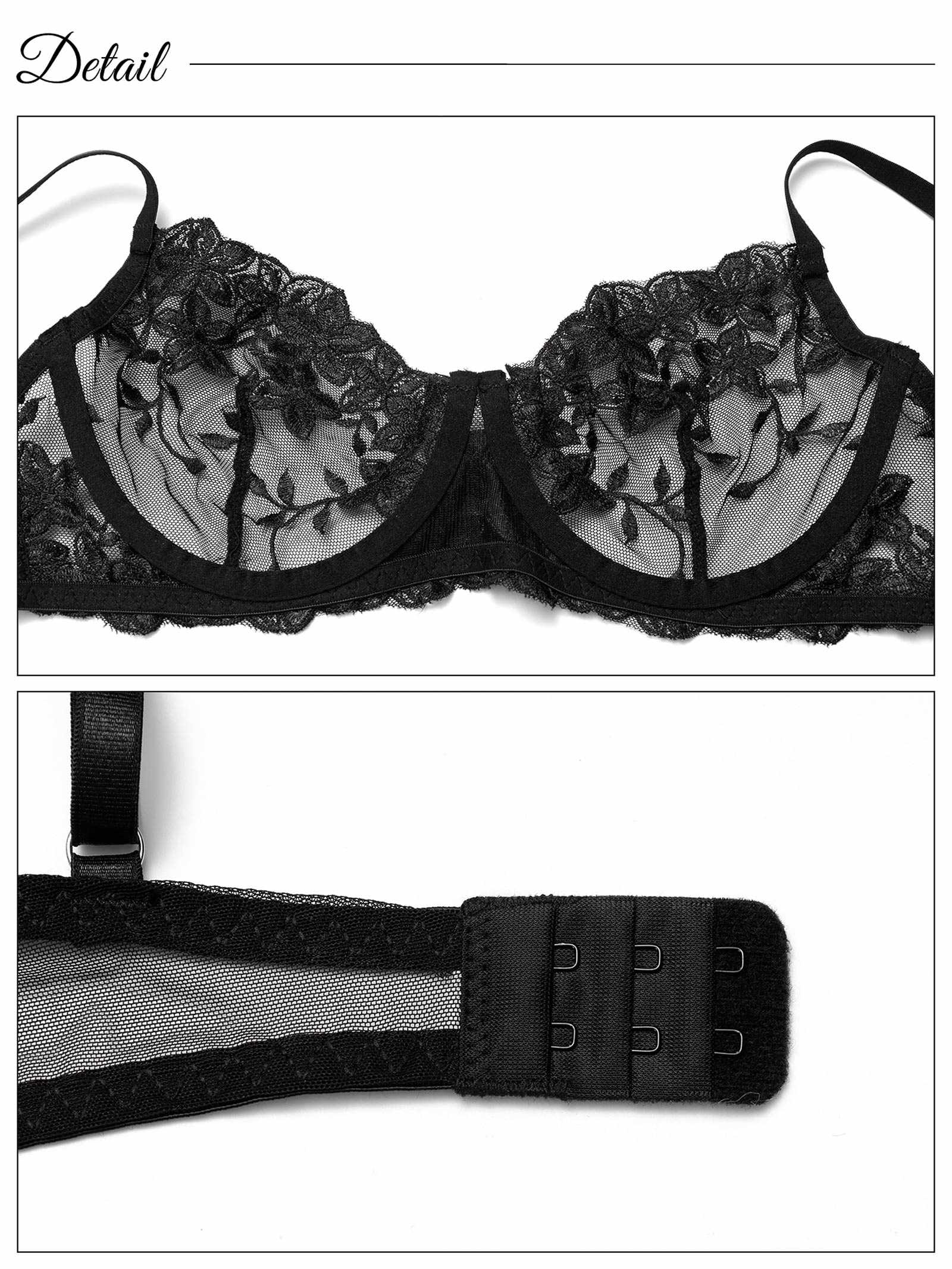 3/2新作![CARRIEFRANCA]ナイトフラワーブラセット