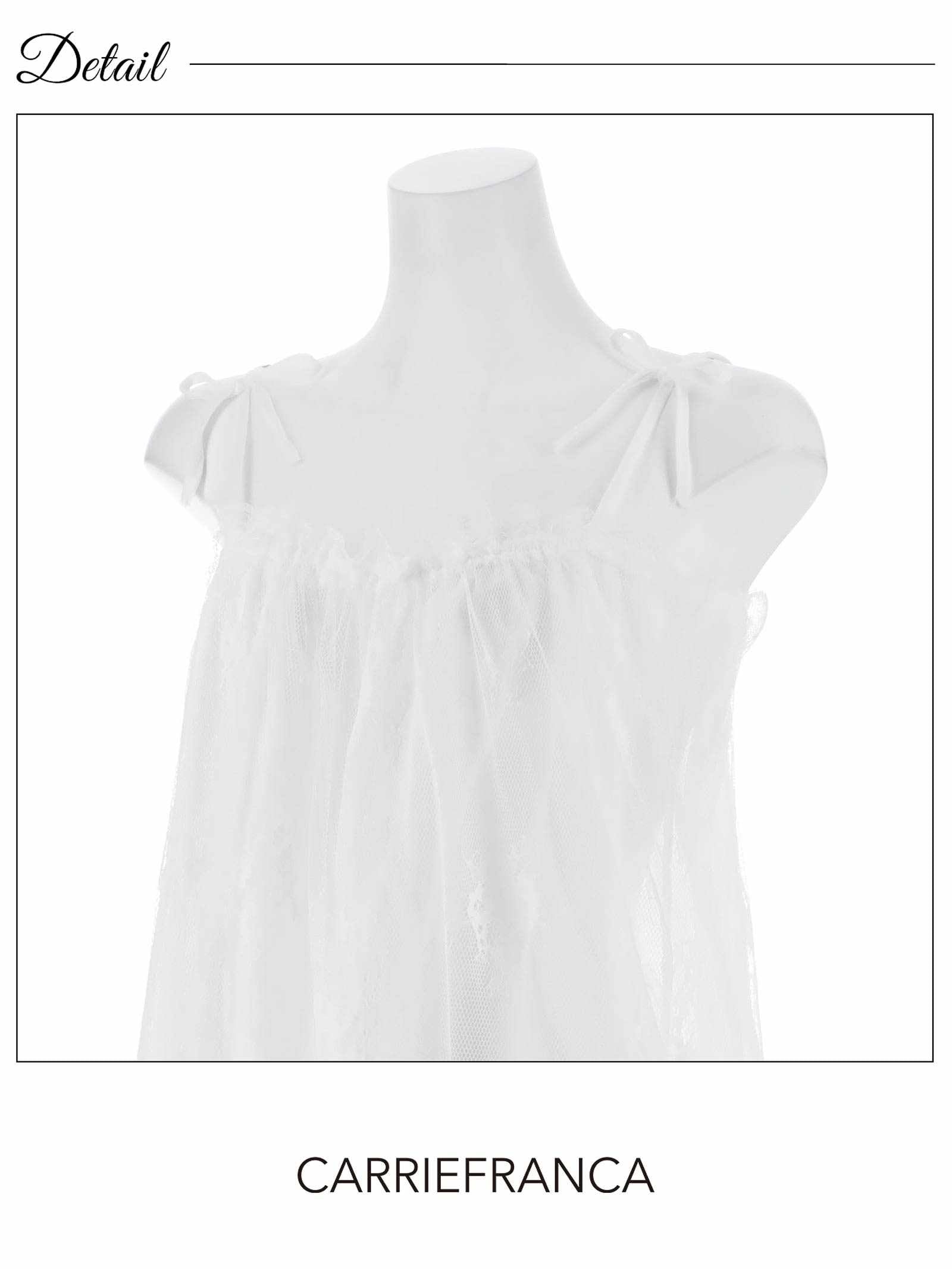 1/30新作![CARRIEFRANCA]エアリーレースベビードール