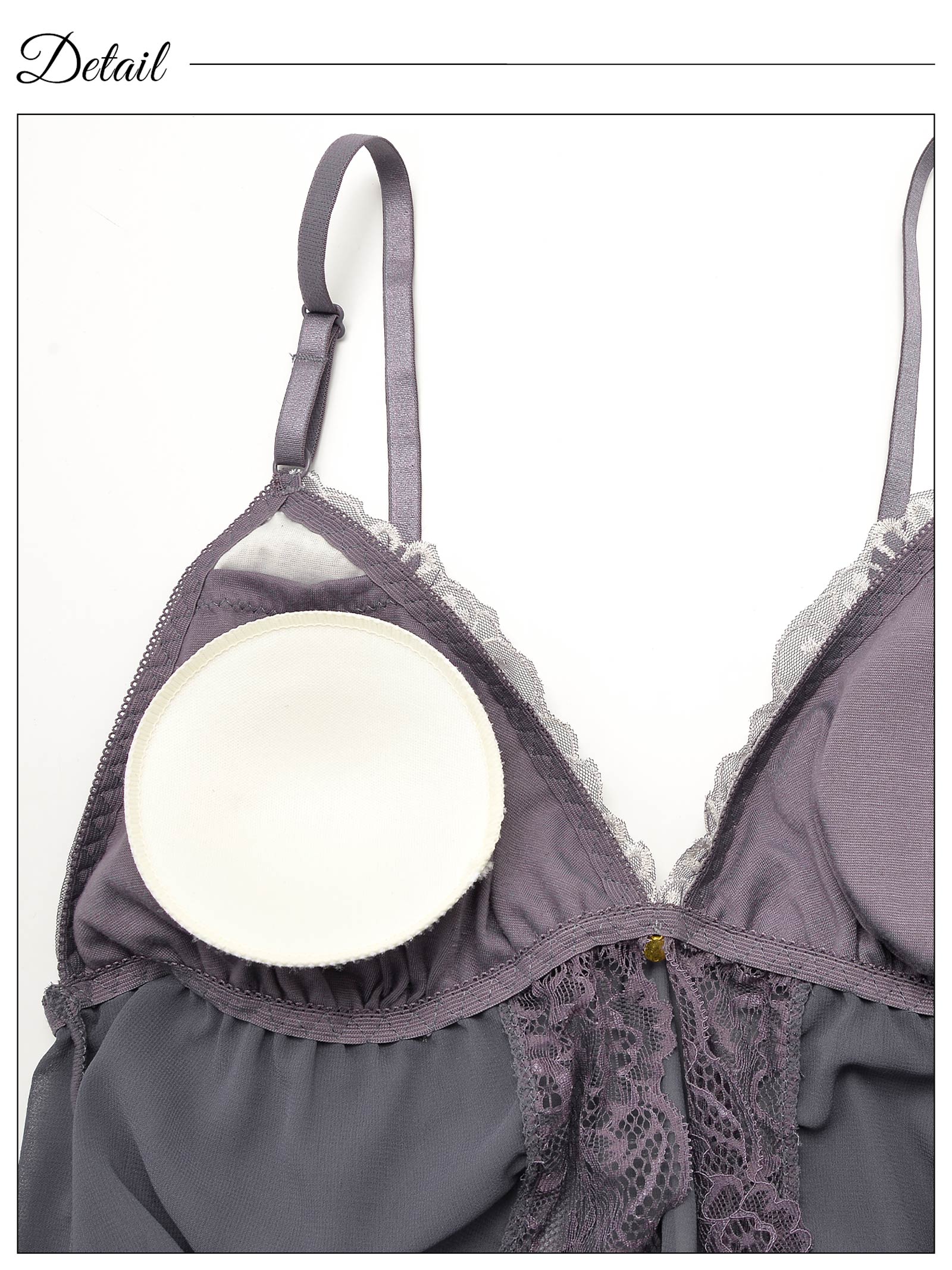 12/2再販!ロイヤルレースレイヤードベビードール