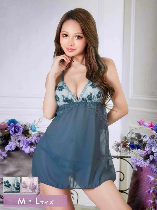 2/23新作!エレガンスシアーフルールベビードール