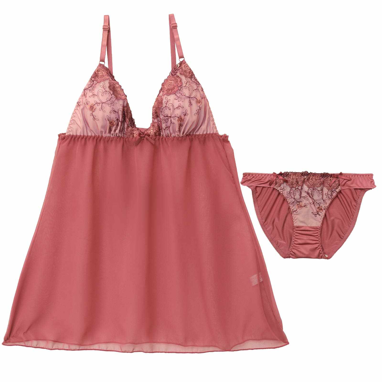 1/23新作!ローズチュールレースベビードール