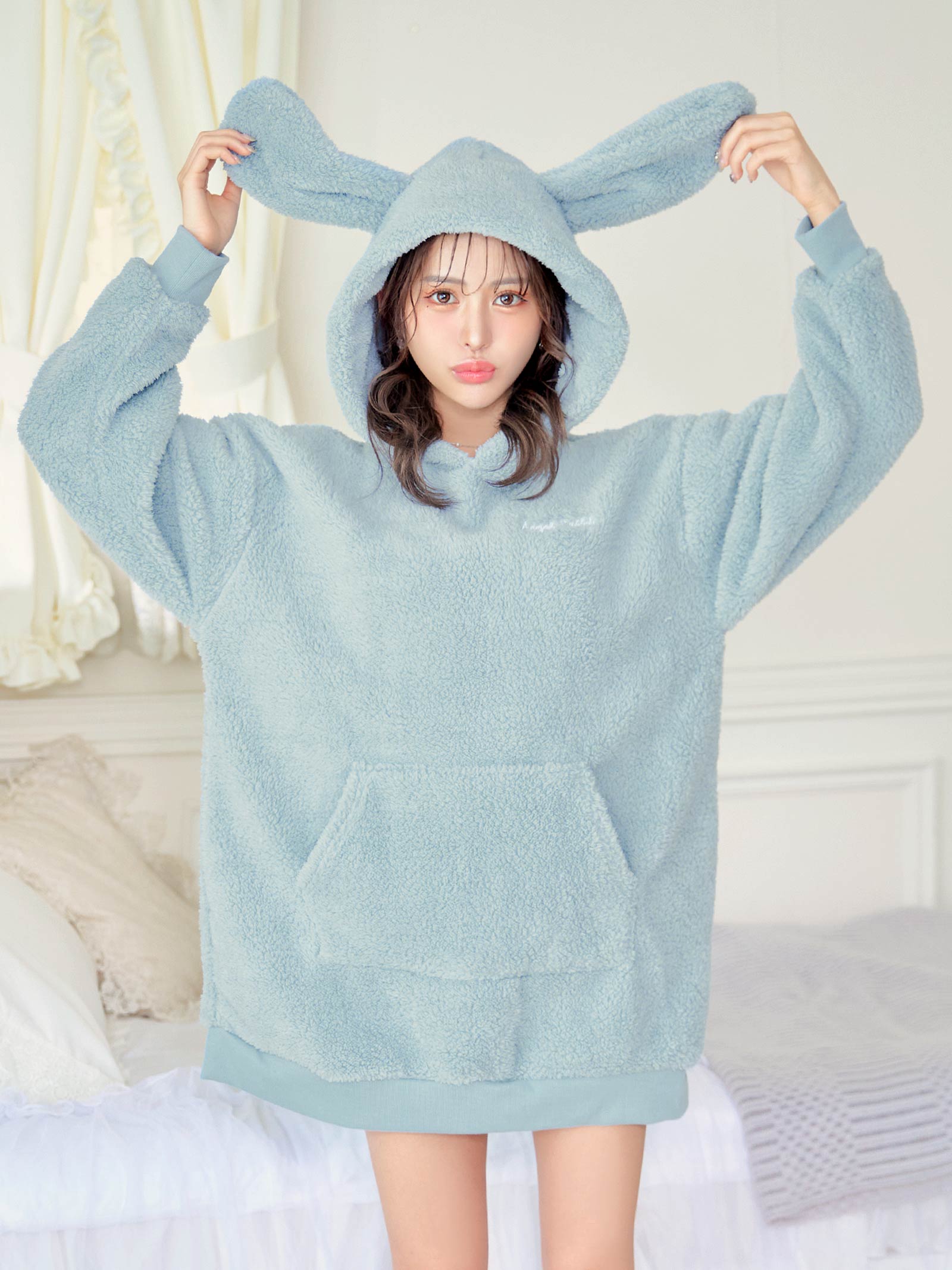 11/1再販!キュート小悪魔フードワンピースルームウェア