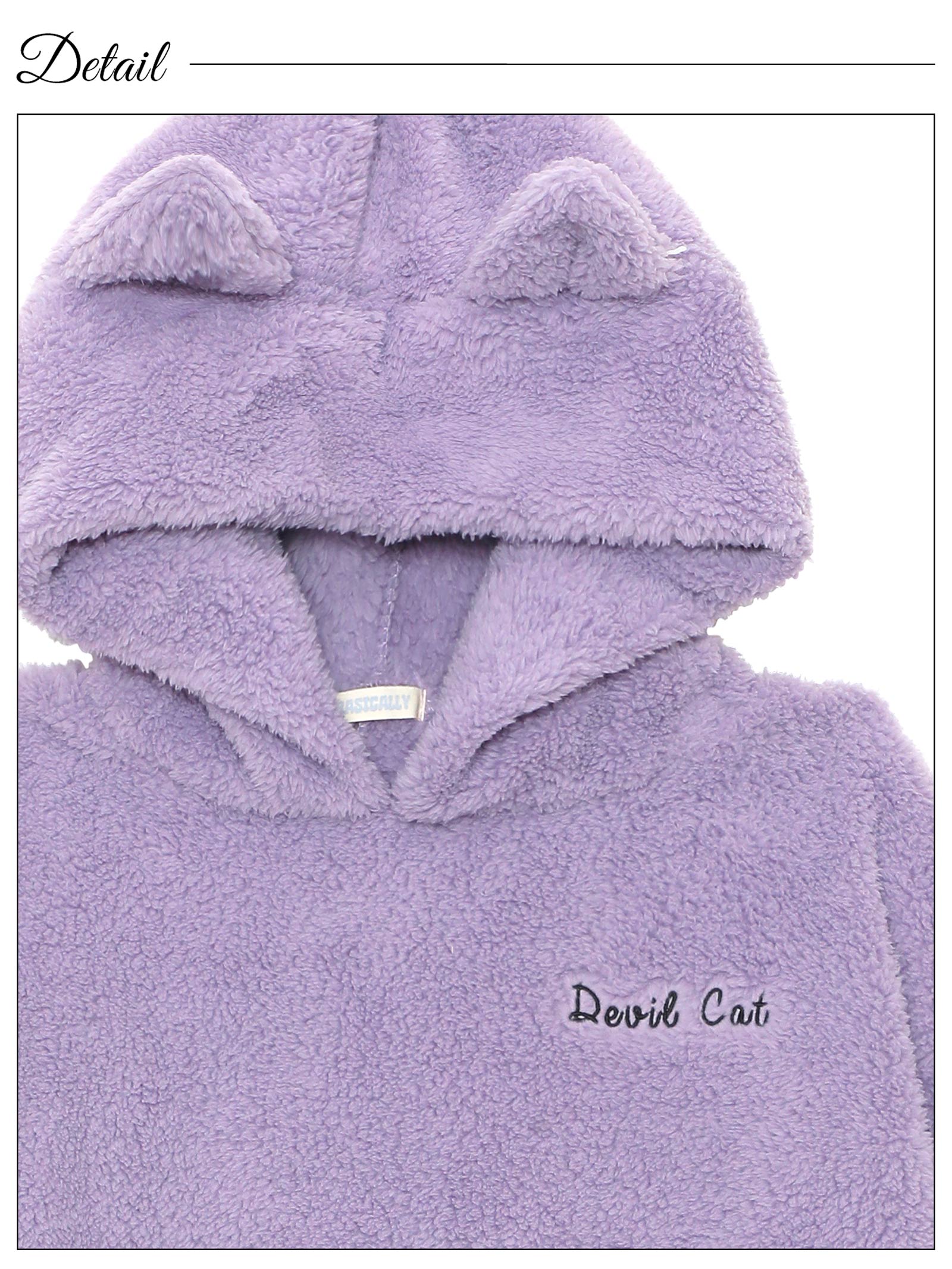 11/1再販!キュート小悪魔フードワンピースルームウェア