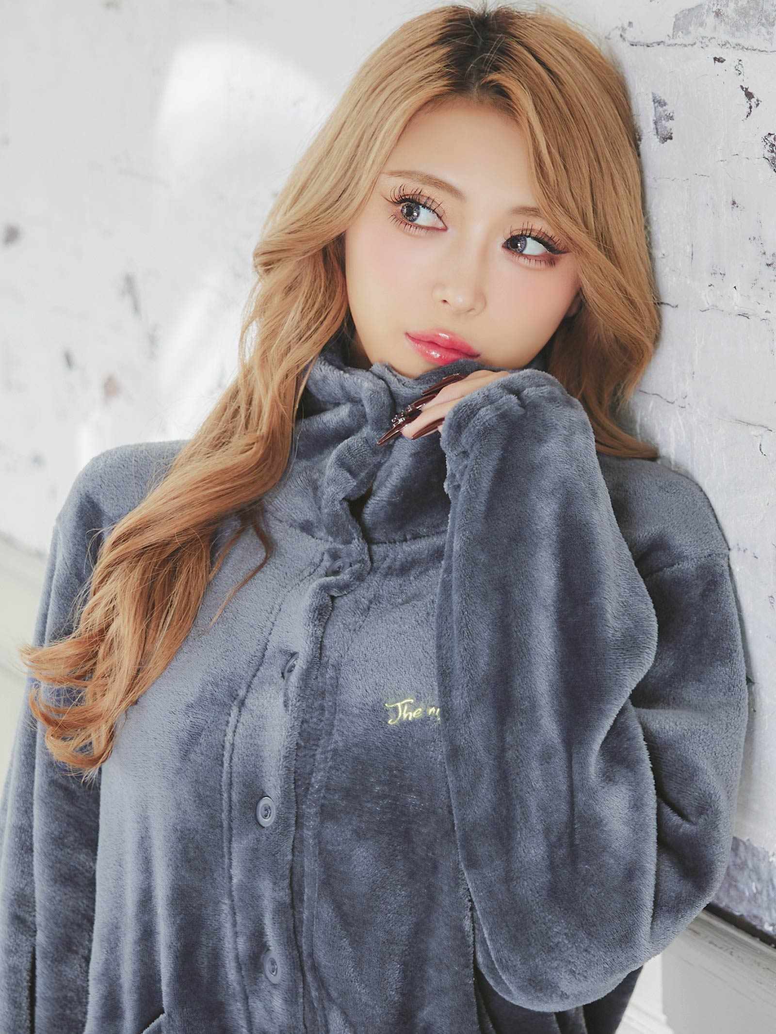 11/10新作!モコモコハイネックロゴトップス&パンツルームウェア