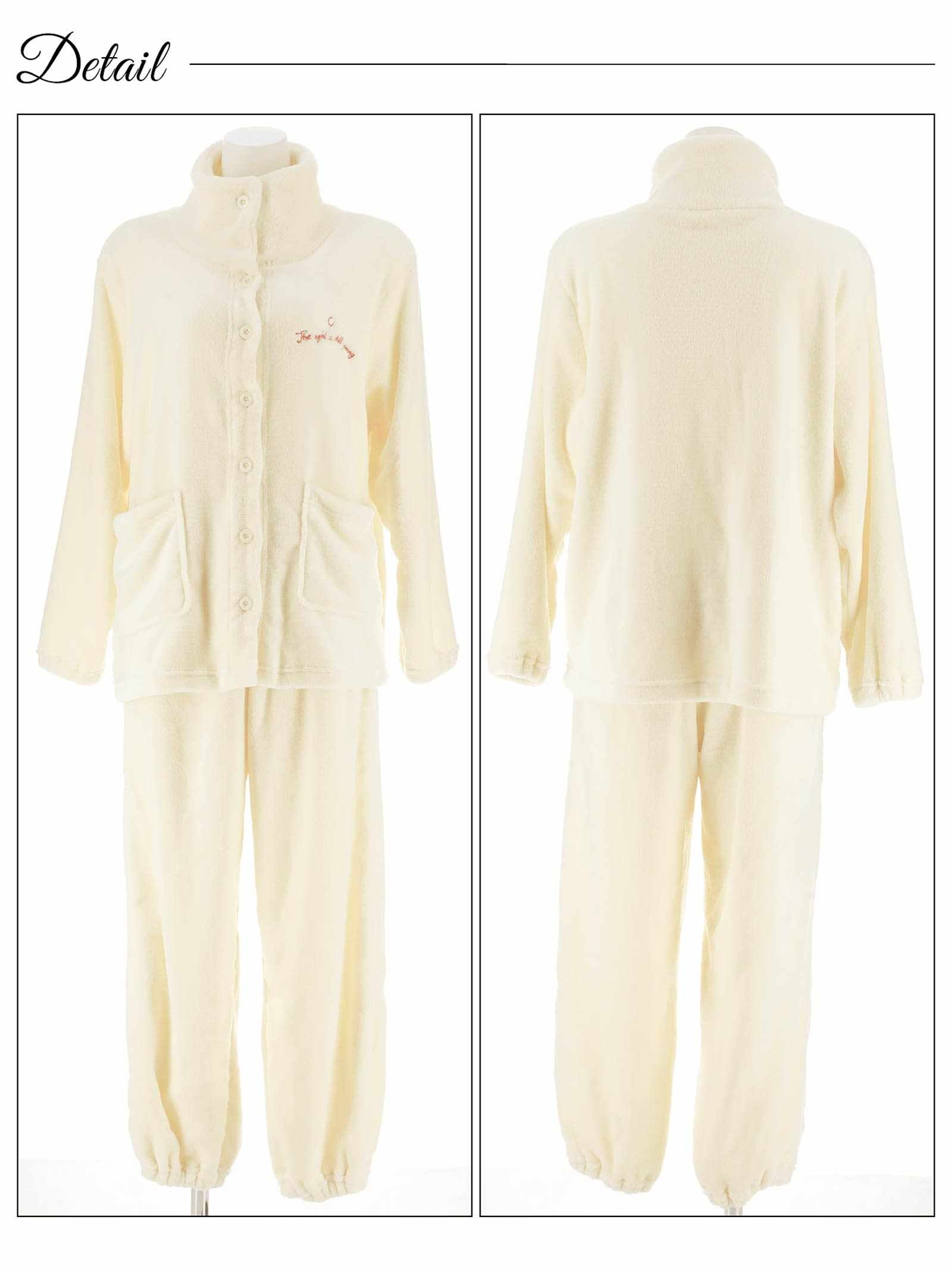 11/10新作!モコモコハイネックロゴトップス&パンツルームウェア