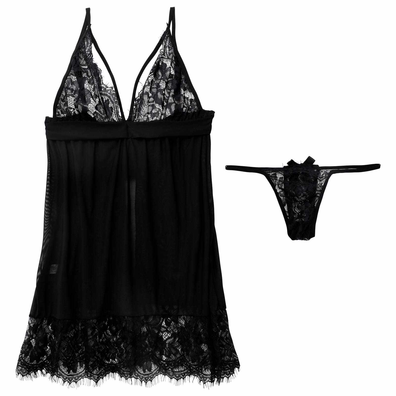 7/16新作!ブルーミングバックオープンチュールベビードール