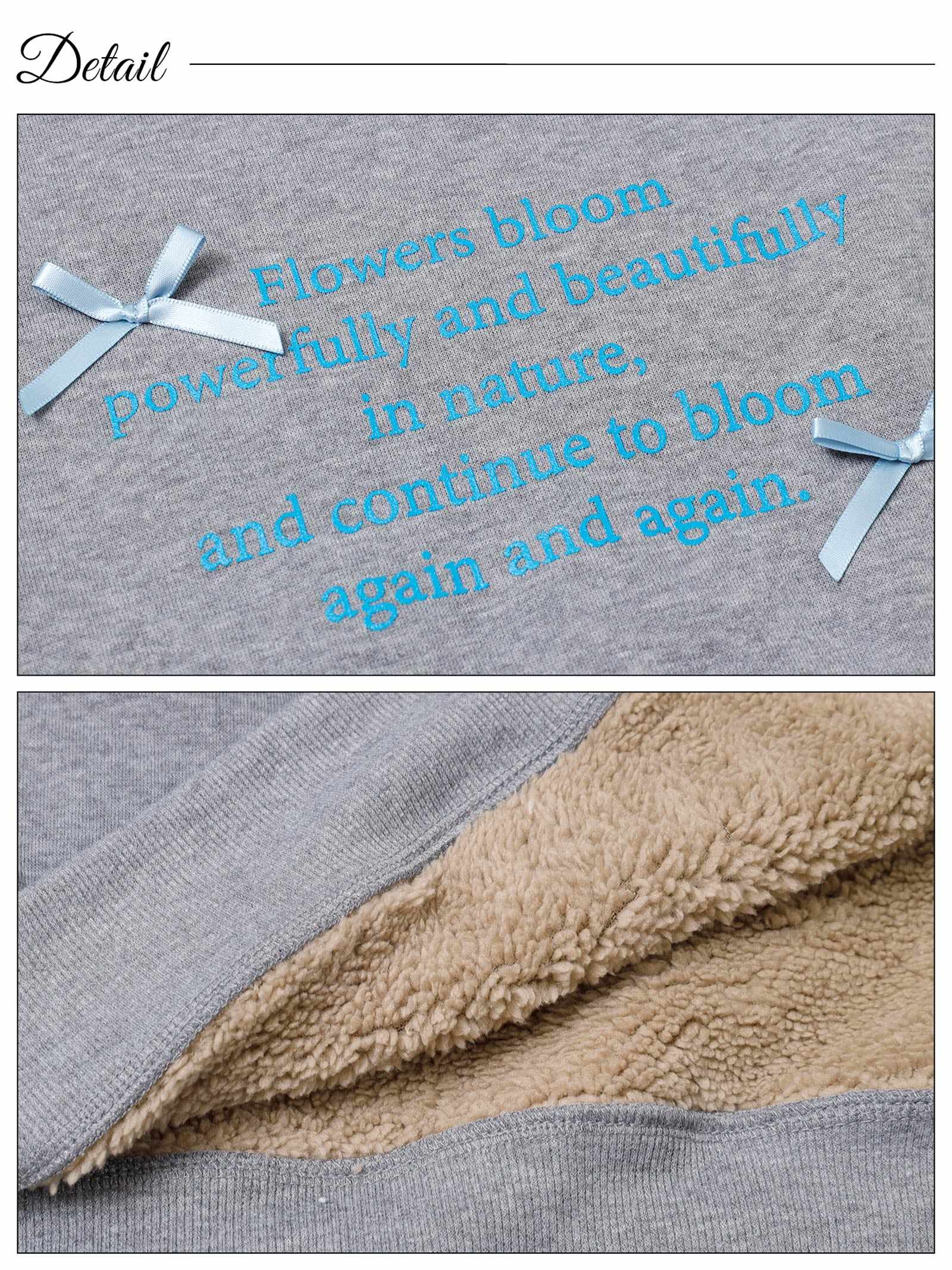 11/28新作!リボンロゴ裏起毛スウェットルームウェア