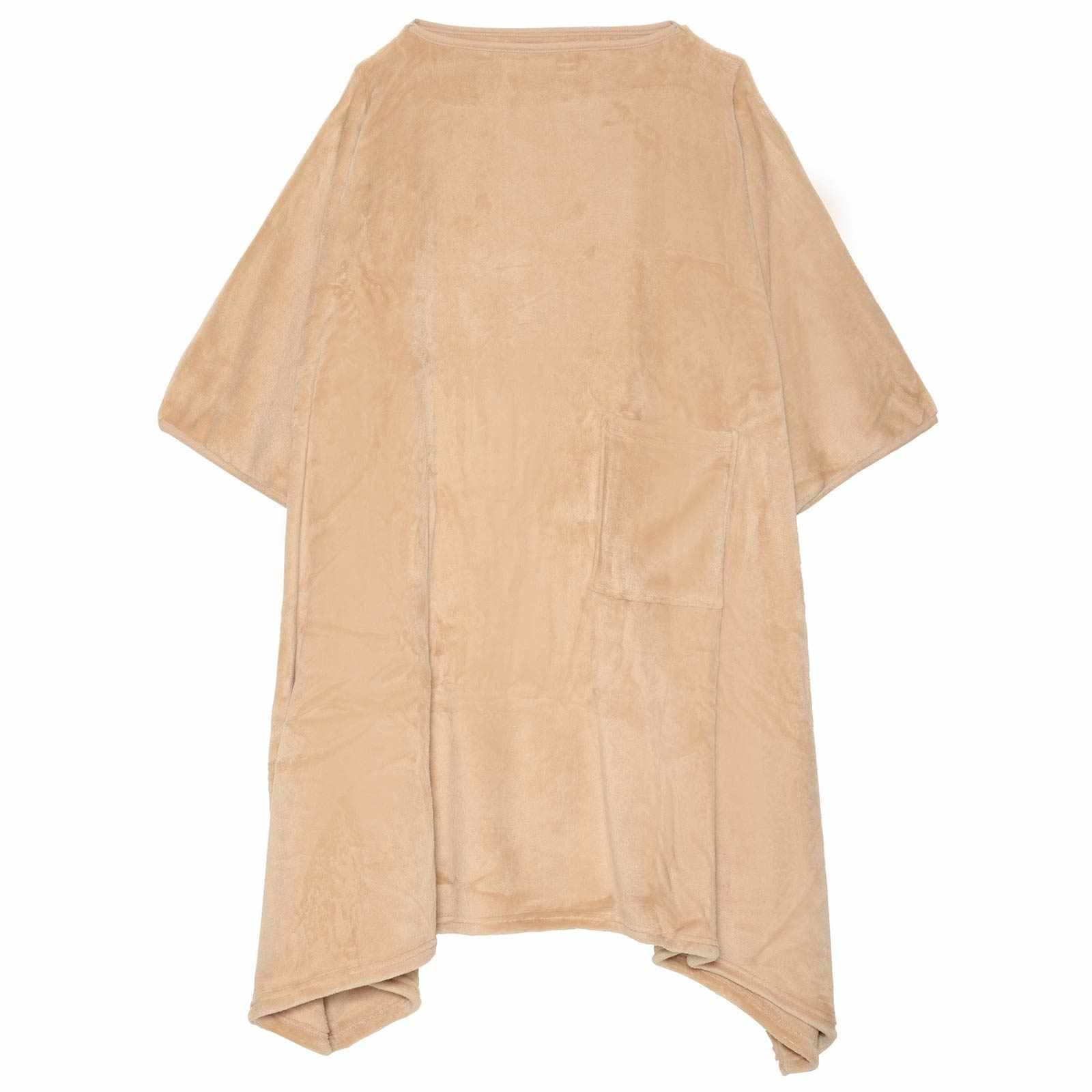 11/12新作!ポケット付きモコモコ着るブランケット