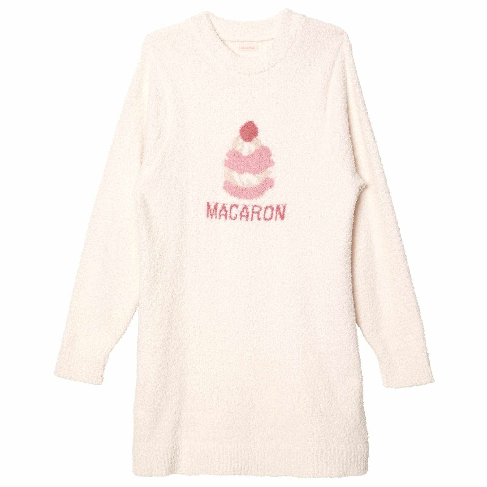 11/24新作!スウィートモールニットワンピースルームウェア