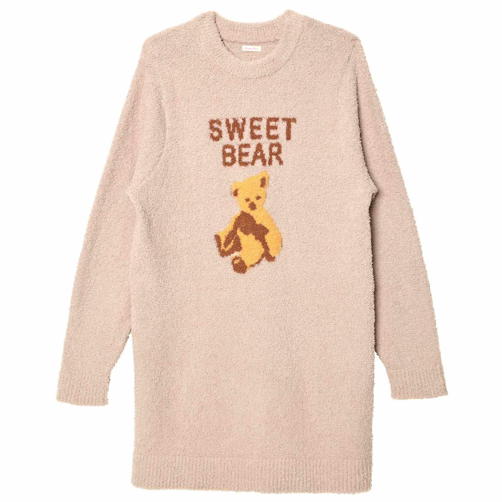 11/24新作!スウィートモールニットワンピースルームウェア