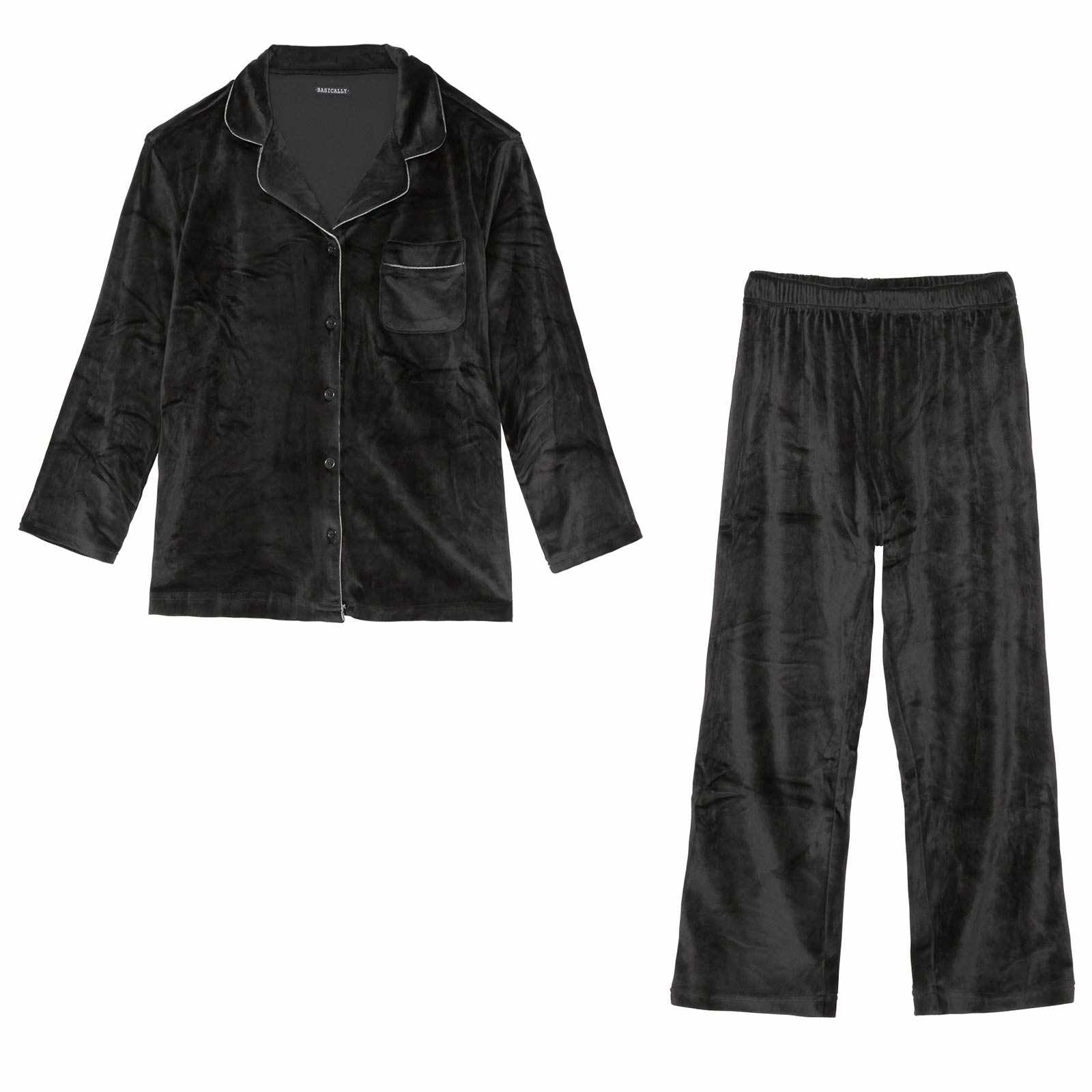 11/14新作!スフレパイピングトップス&ロングパンツルームウェア